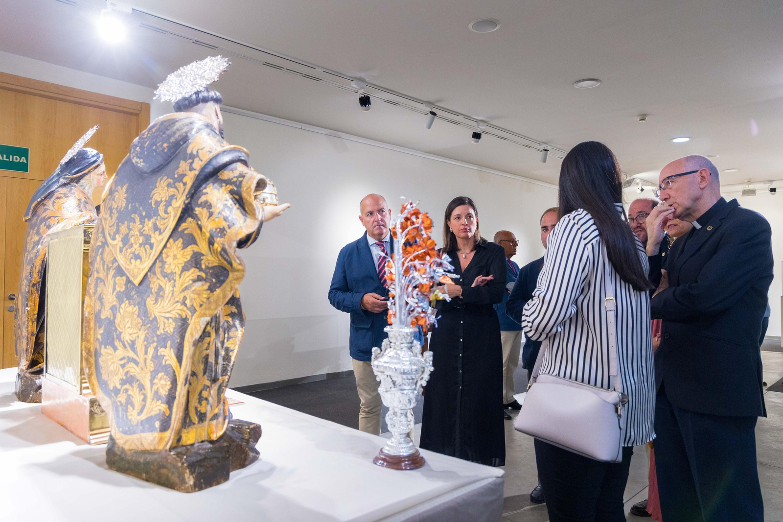 Inauguración de la exposición 'Panis Vitae' por el Corpus de San Fernando