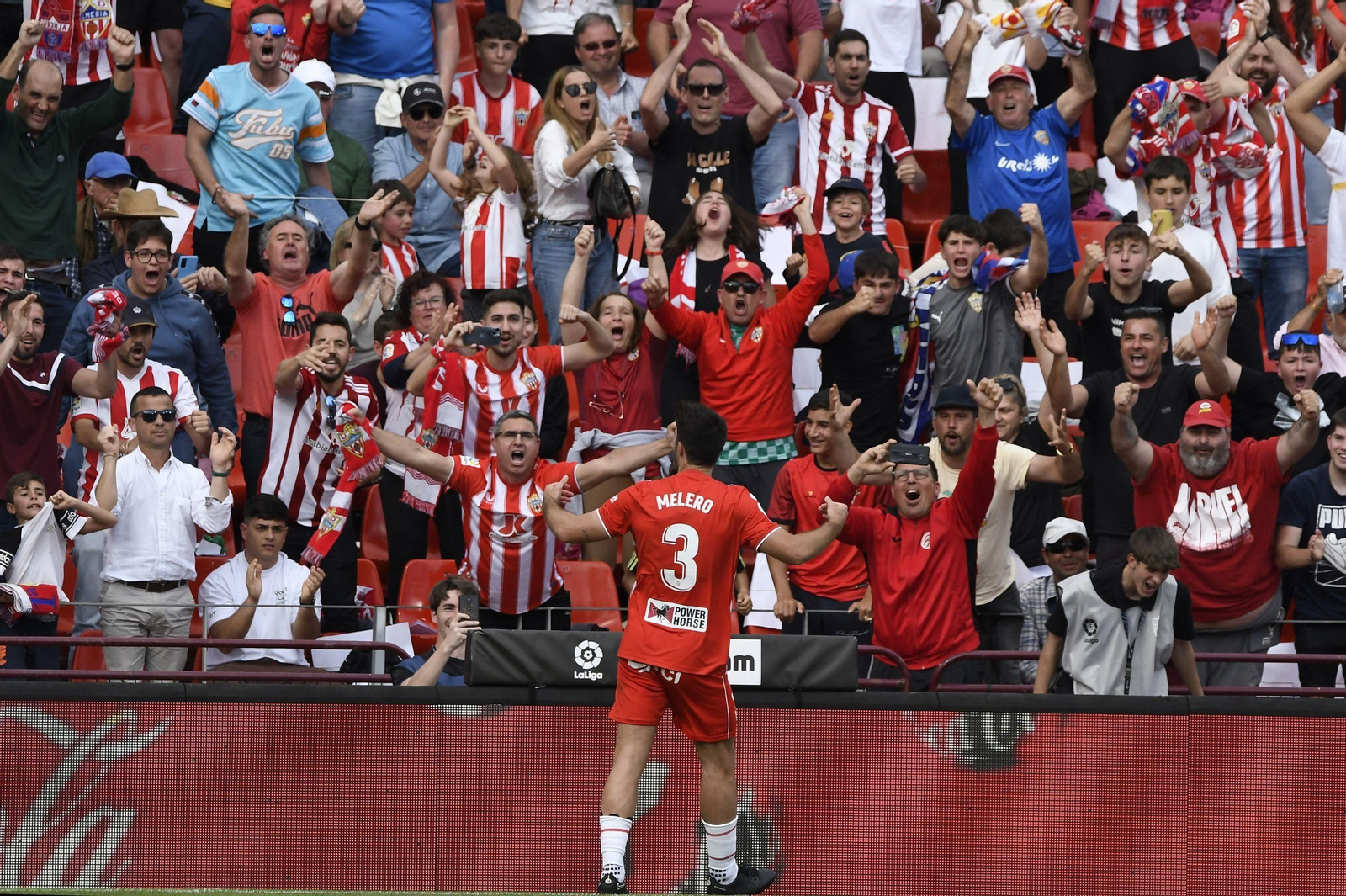 Las imágenes del partido entre el Almería y el Cádiz CF