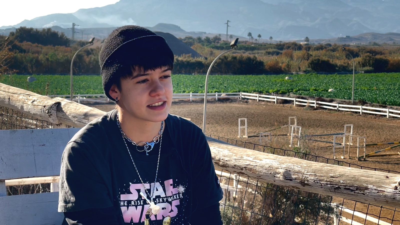 Marta Navarro Ros durante la entrevista con Diario de Almería.