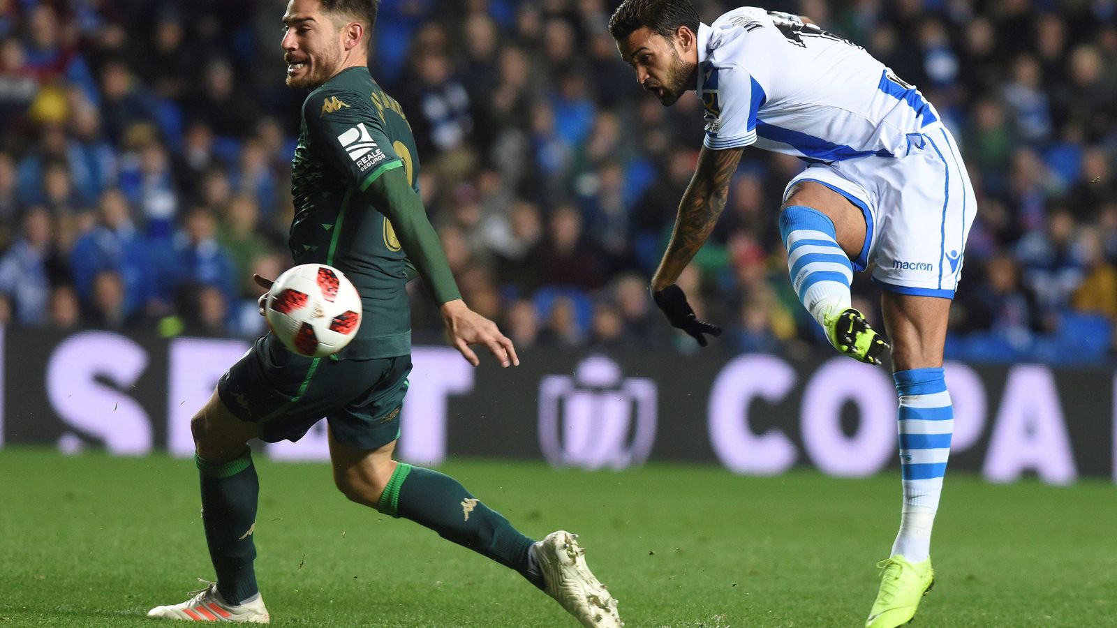 Las imágenes del Real Sociedad-Betis de Copa del Rey