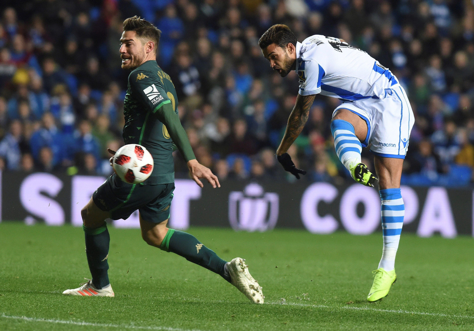 Las imágenes del Real Sociedad-Betis de Copa del Rey