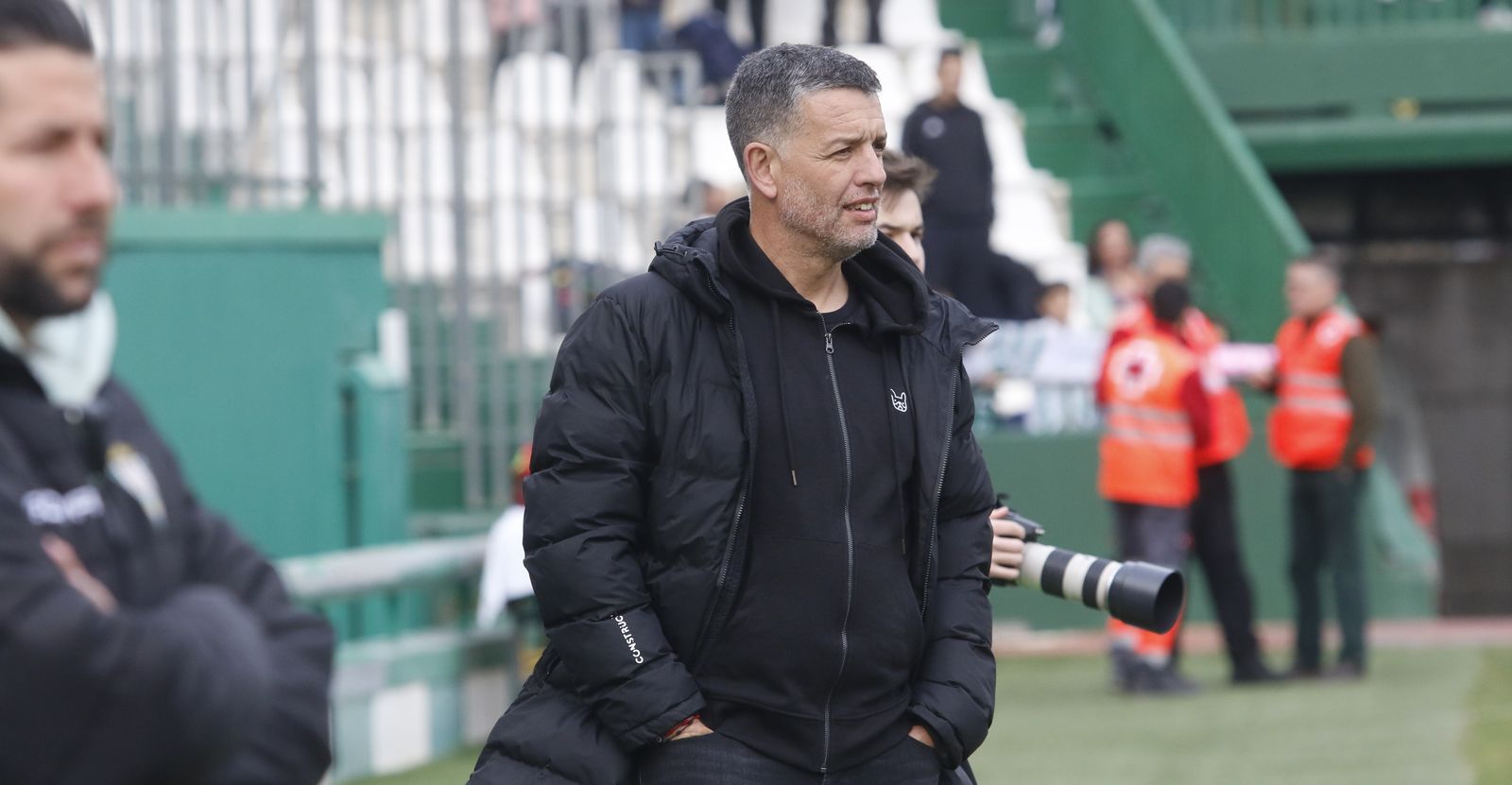 Sandroni, el técnico del Intercity, antes del duelo ante el Córdoba CF.