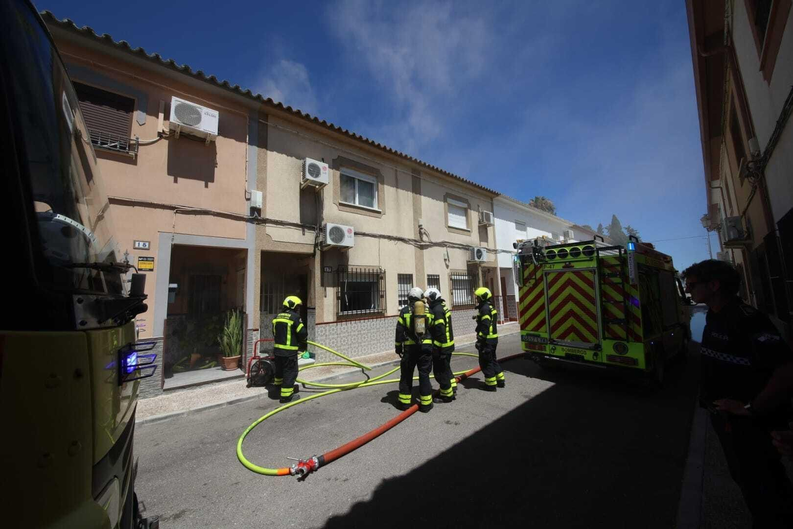 Incendio en una vivienda en Guadalcacín