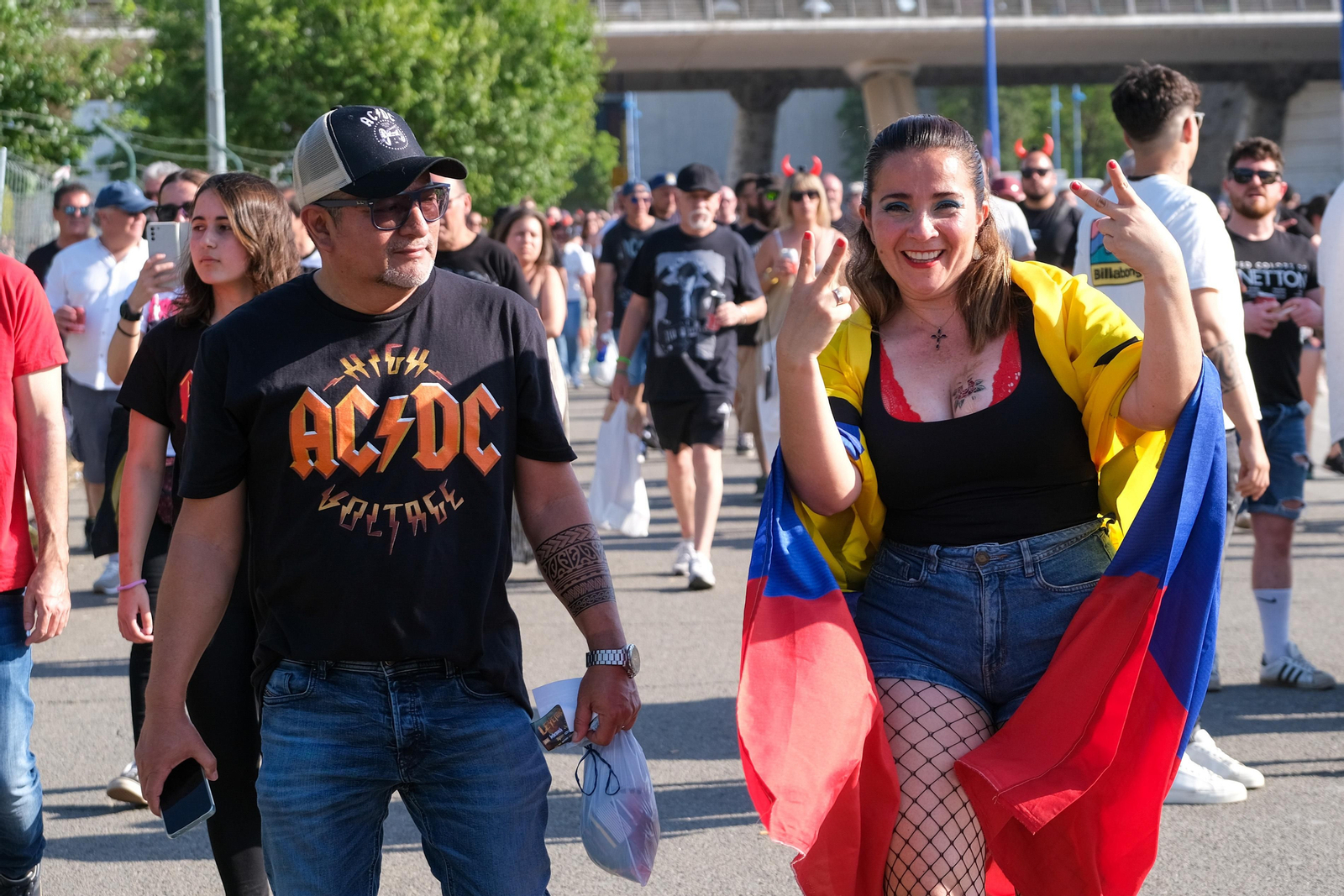 Búscate. Segundo concierto de ACDC en España