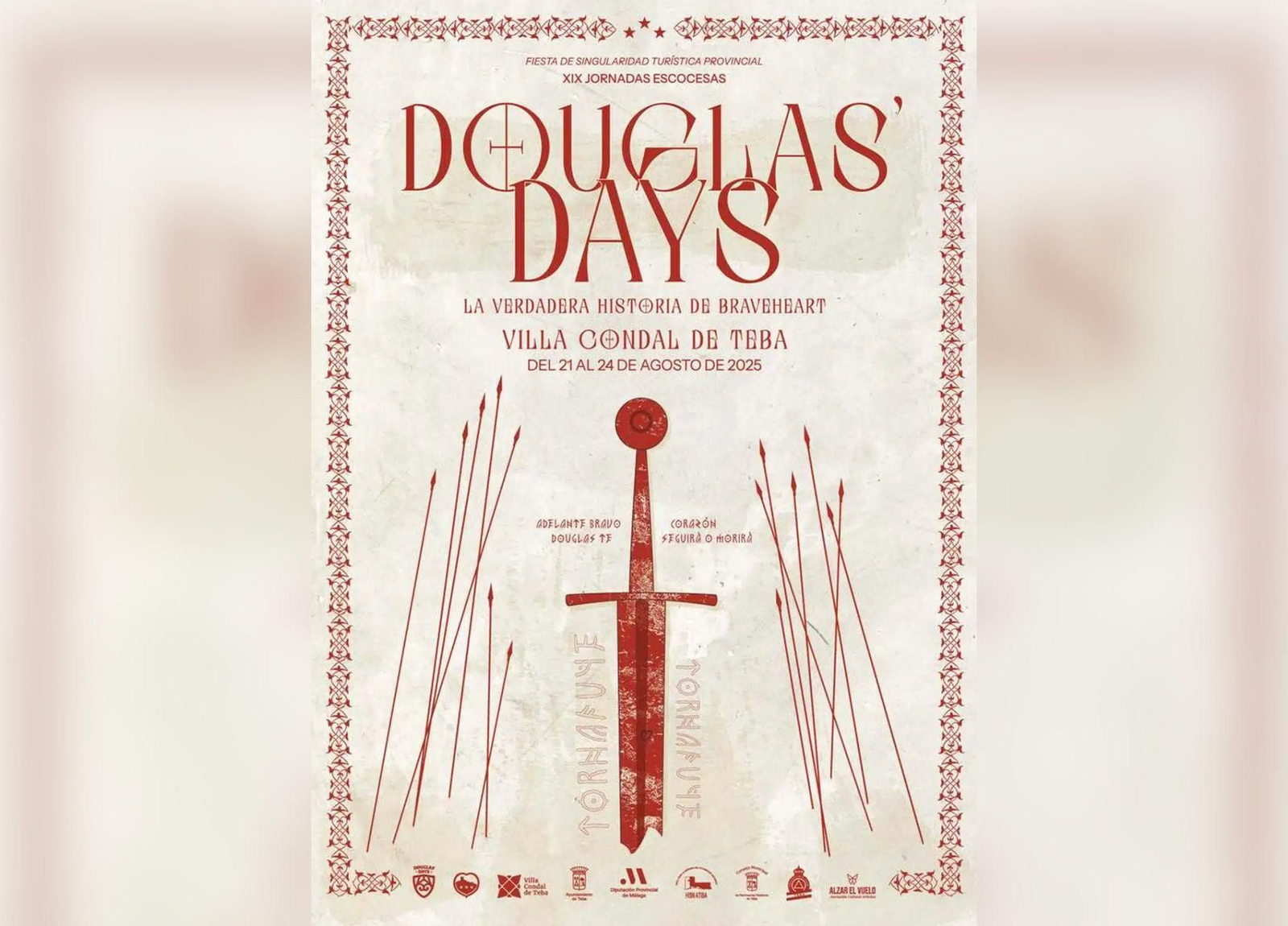Cartel de las jornadas Douglas' Days en Tebas