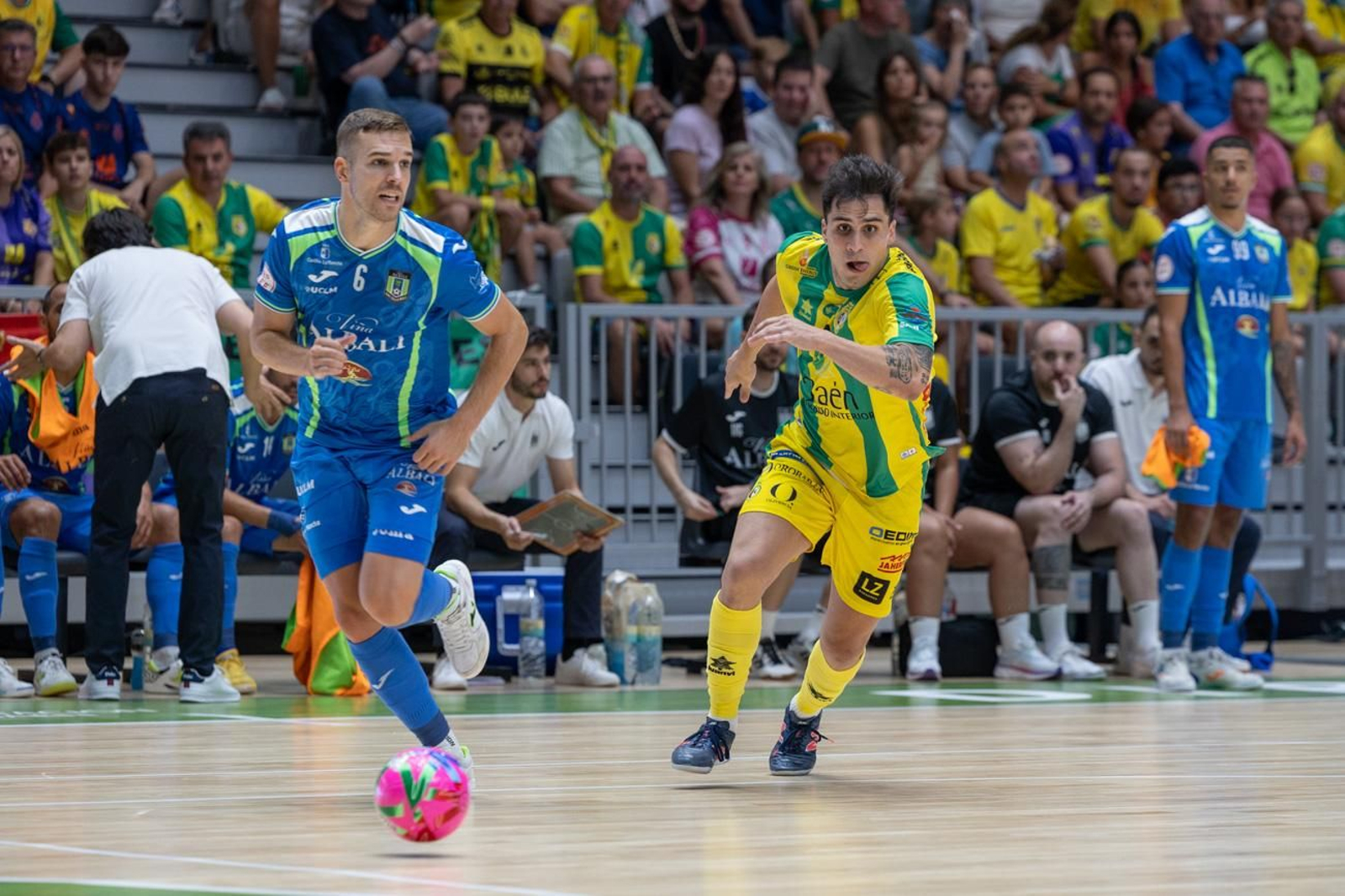 El clásico entre Jaén Paraíso Interior FS y Viña Albali Valdepeñas