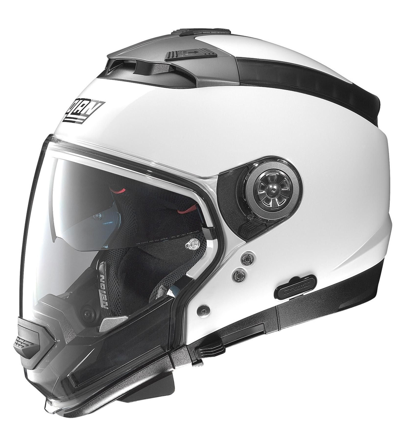 Hay cascos modulares, como el Nolan 44 Evo, en el que la mentonera  no se eleva, sino que de desmonta. Así puede transformarse en un casco jet. Incluso es posible retirar la pantalla o dotarlo de un visera.