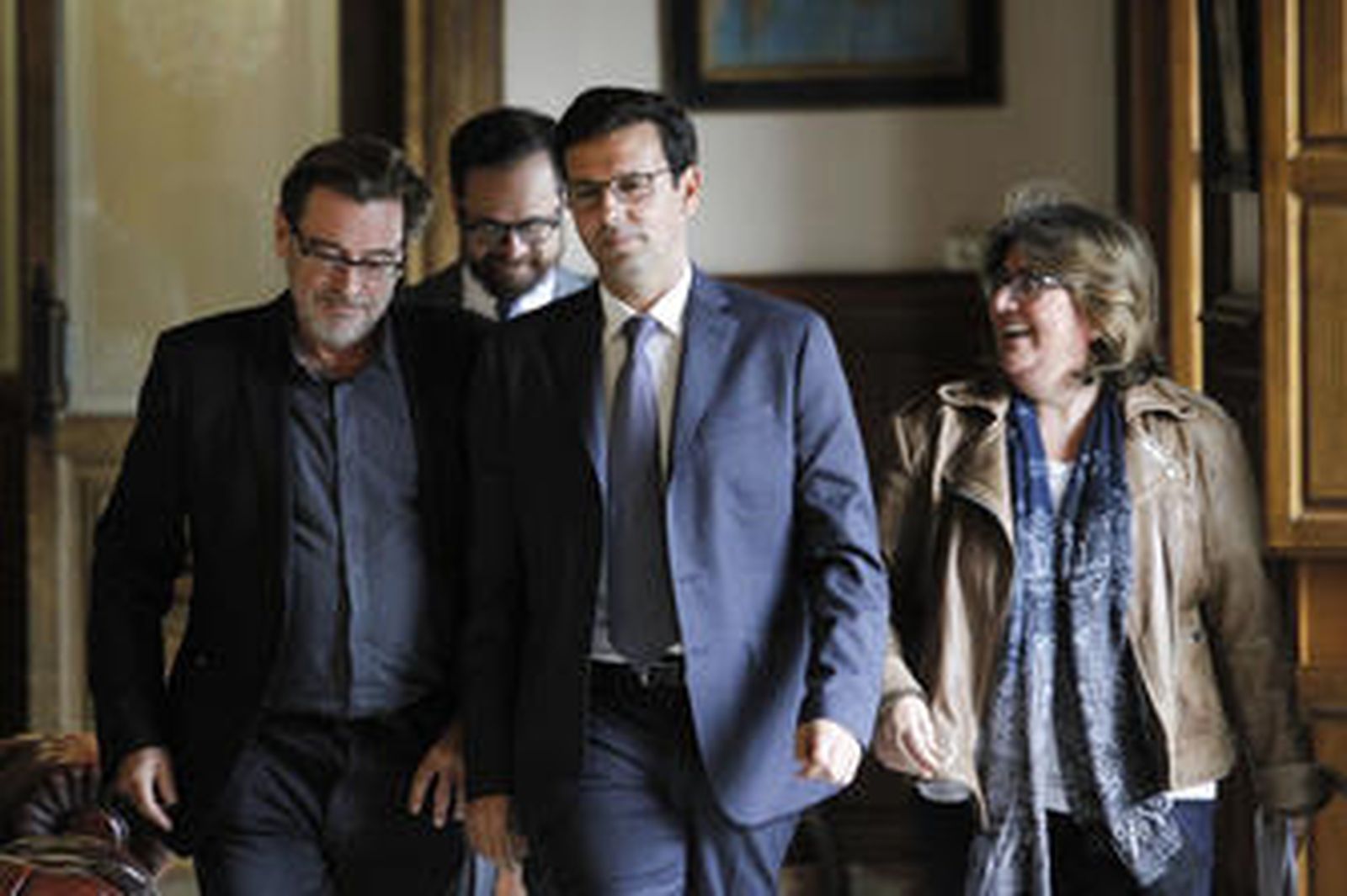 Francisco Cuenca, ayer en el centro antes de dar una rueda de prensa en Granada.