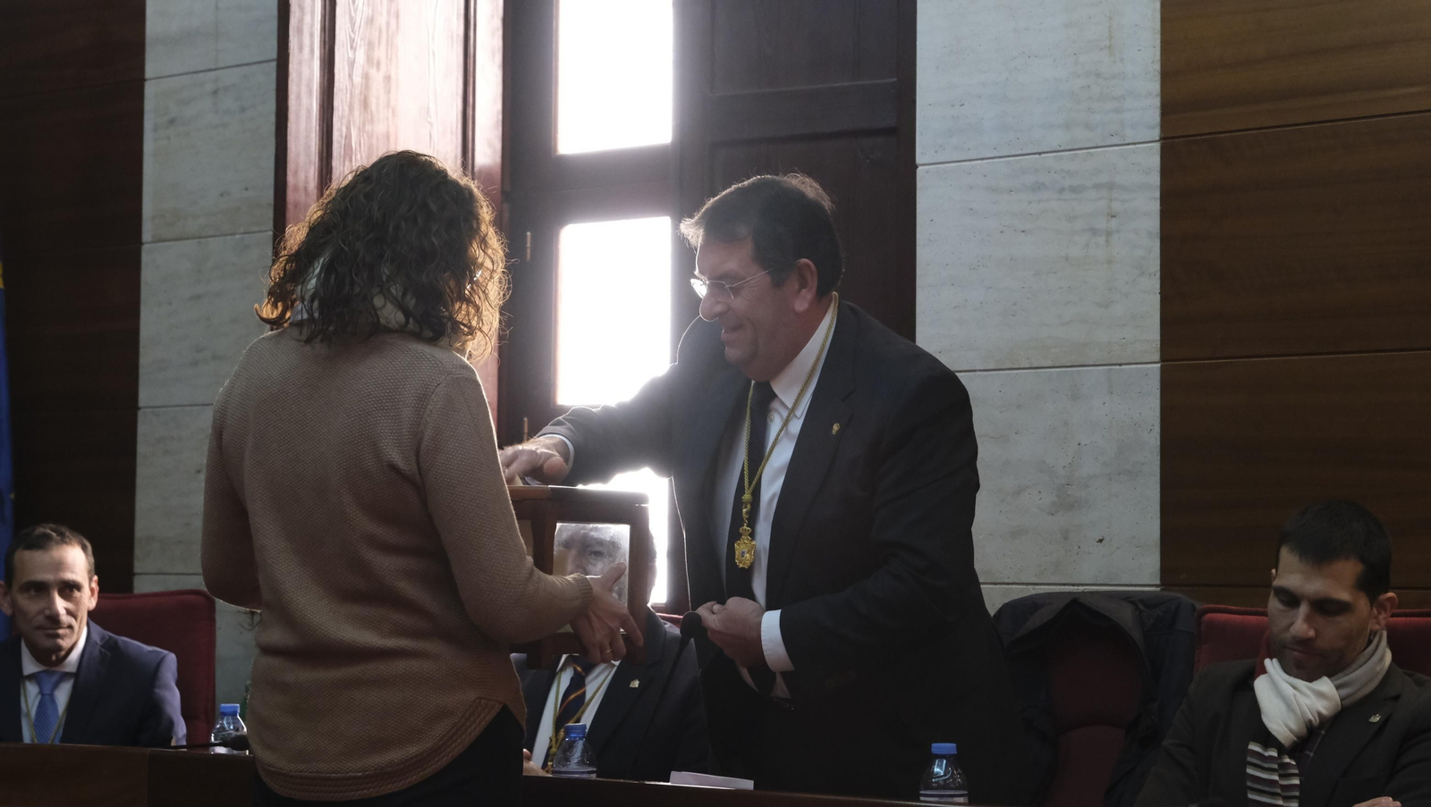 Imágenes de la investidura del nuevo Alcalde de Vera, Alfonso García Ramos