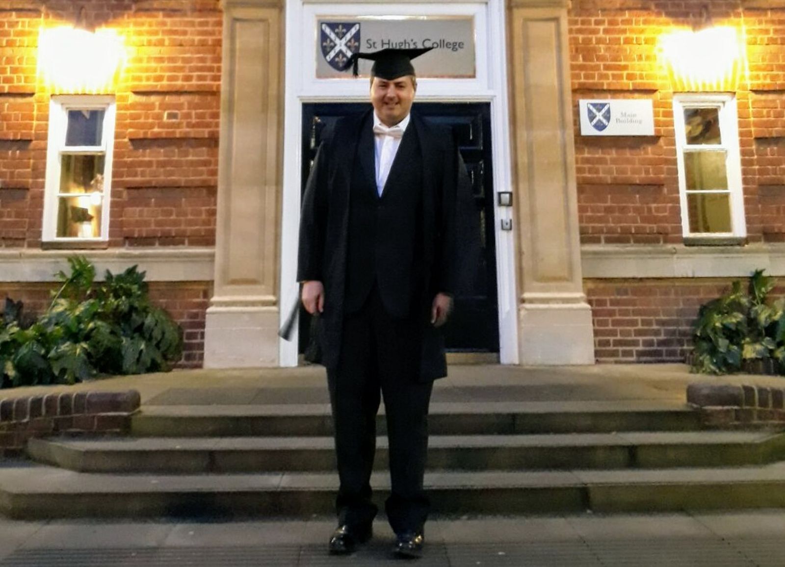 El sanluqueño Marco Antonio Bernal, en la Universidad de Oxford.