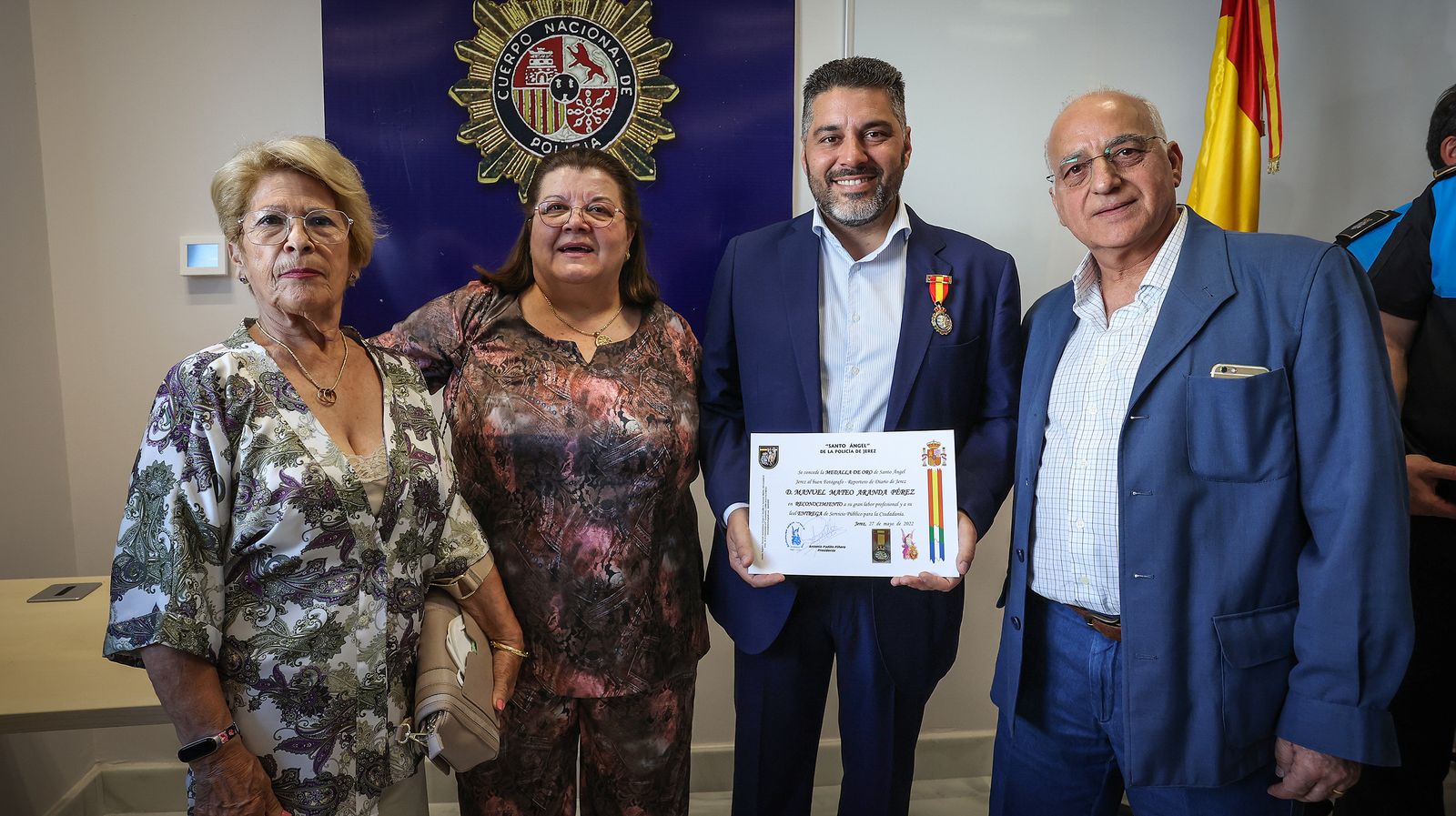 Imágenes de la entrega de las medallas de oro del Santo Ángel