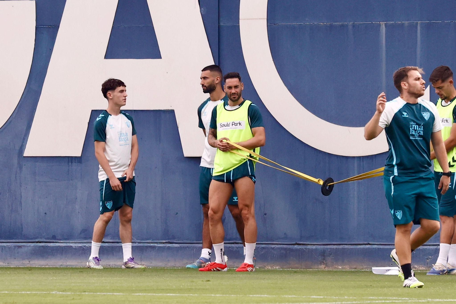 Rafita, del filial, novedad en el entrenamiento ante la baja de Carlos Puga