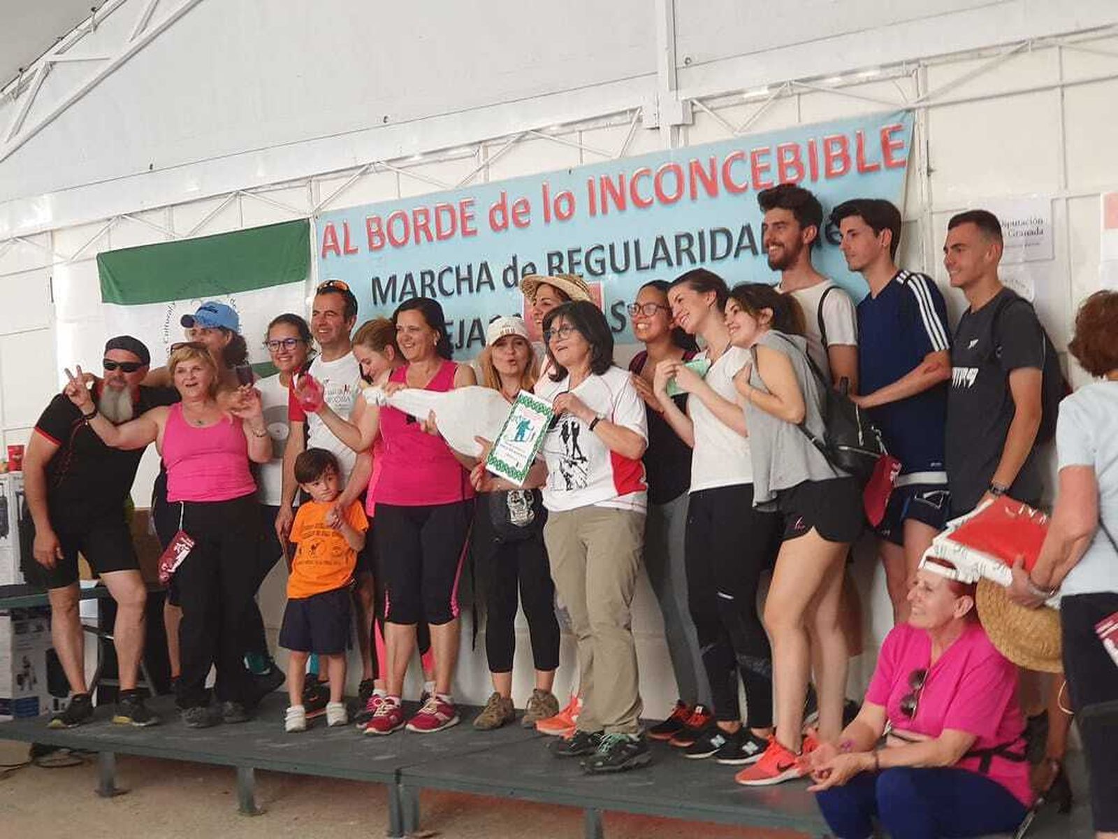 Participantes en la actividad solidaria