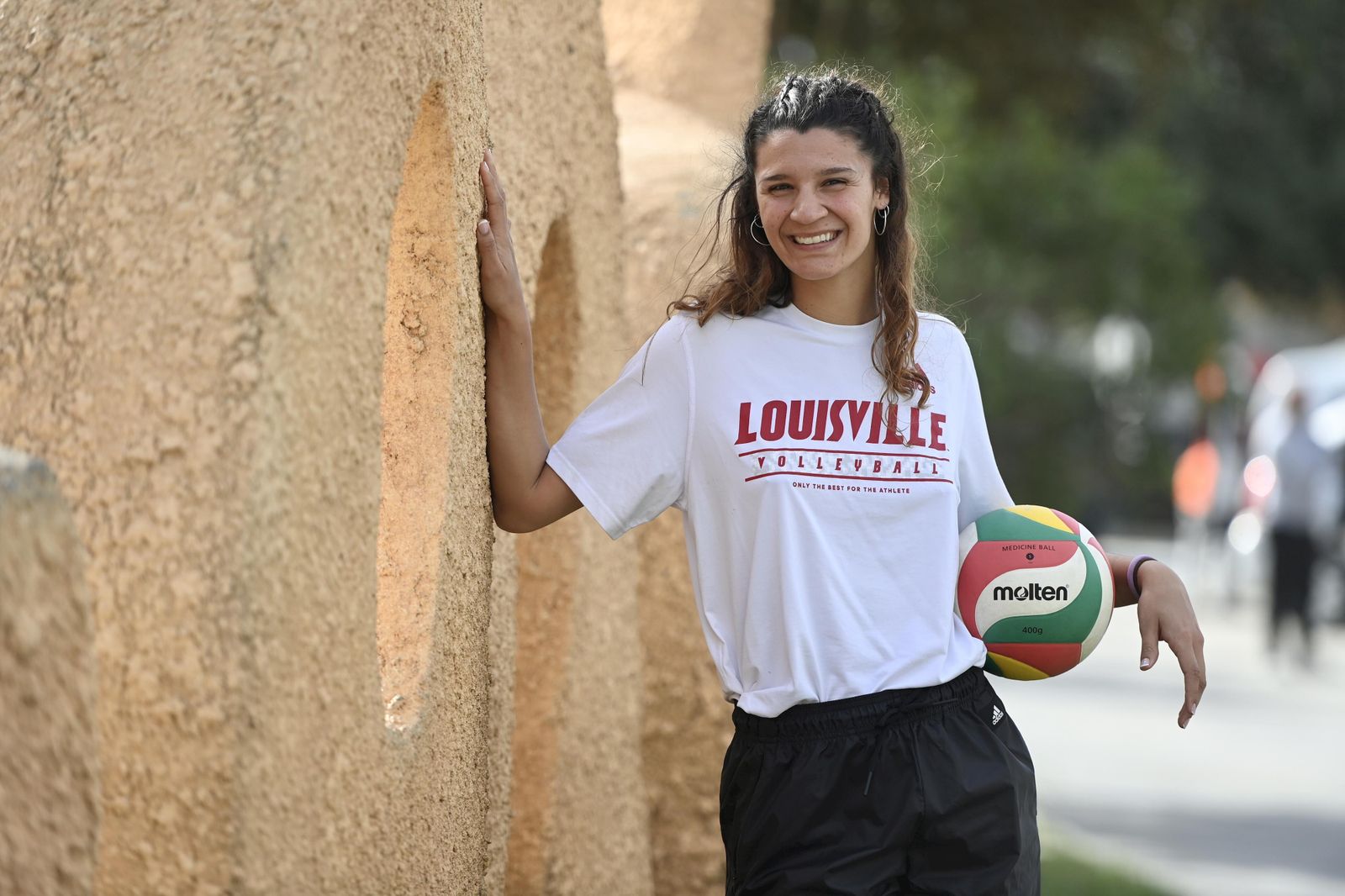 Raquel Lázaro, jugadora malagueña de voleibol