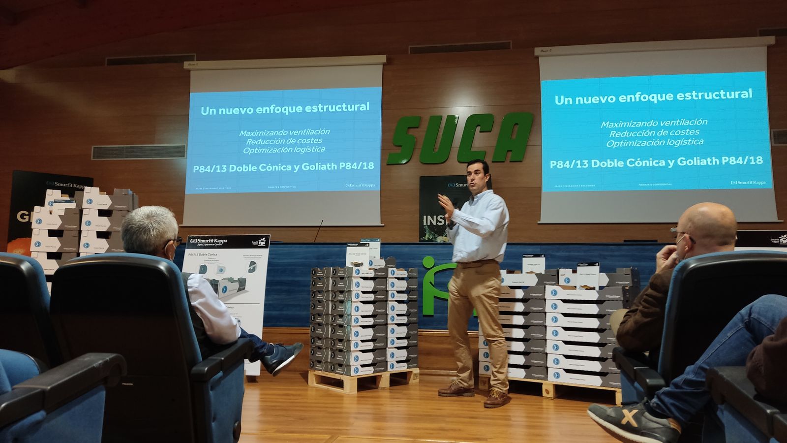 Workshop de Smurfit Kappa en Grupo Suca a final del pasado año.