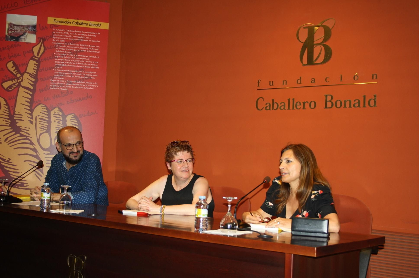 Presentación de la obra días atrás en la Fundación Bonald.