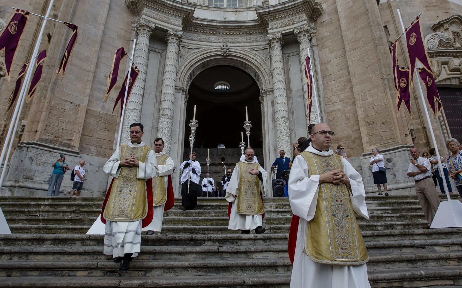 Las imágenes de la procesión del Corpus