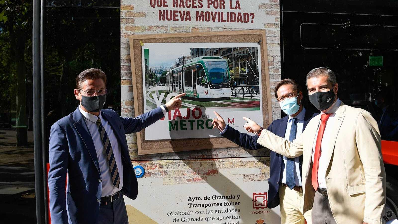 Campaña en los autobuses