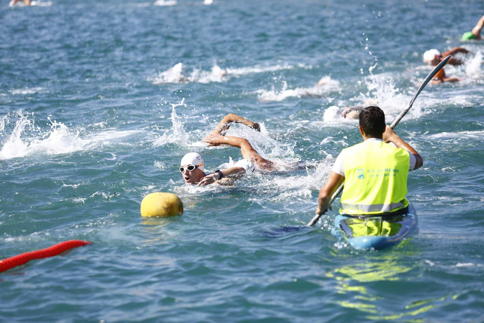 La 62 Travesía a Nado del Puerto de Málaga, en fotos