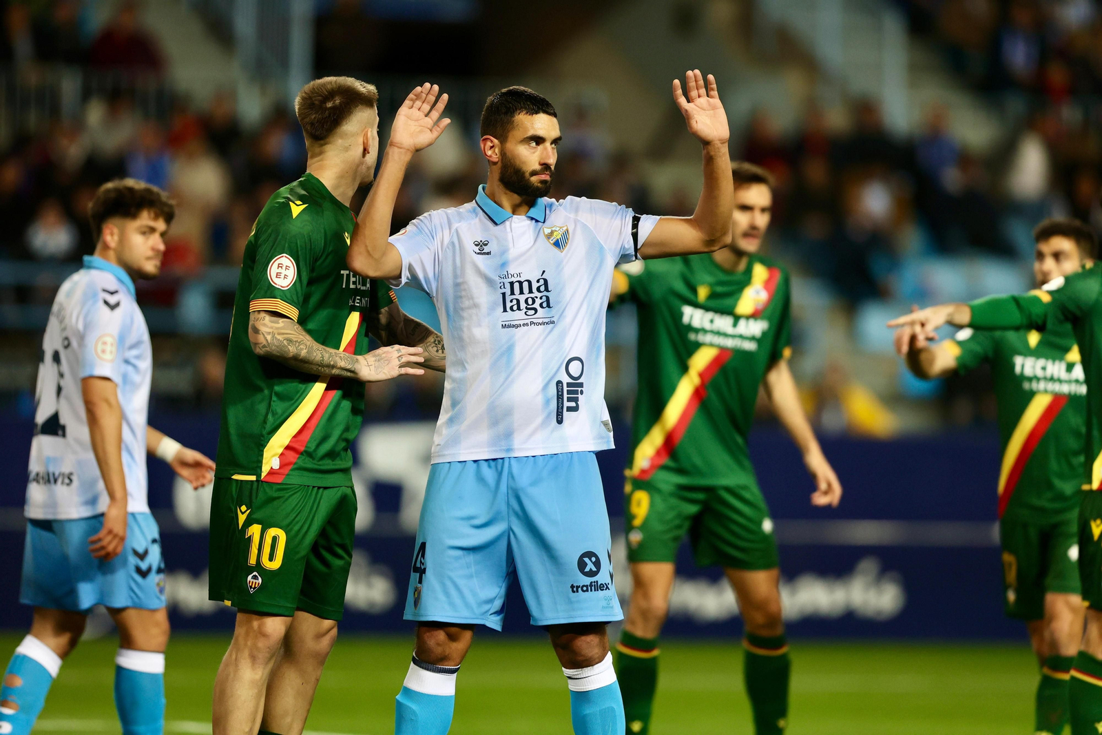 El Málaga CF - Castellón, en fotos