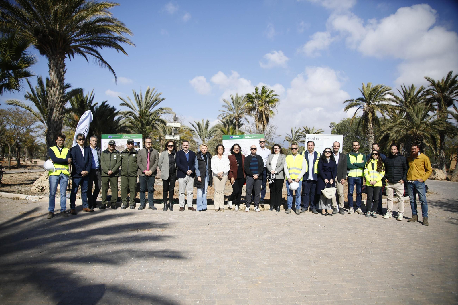 Imágenes de las obras en el parque del Boticario de Almería