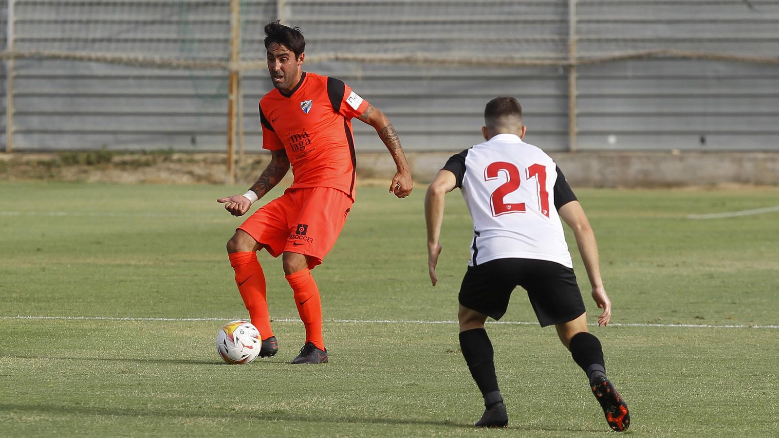 El Málaga CF-Sevilla Atlético, en fotos