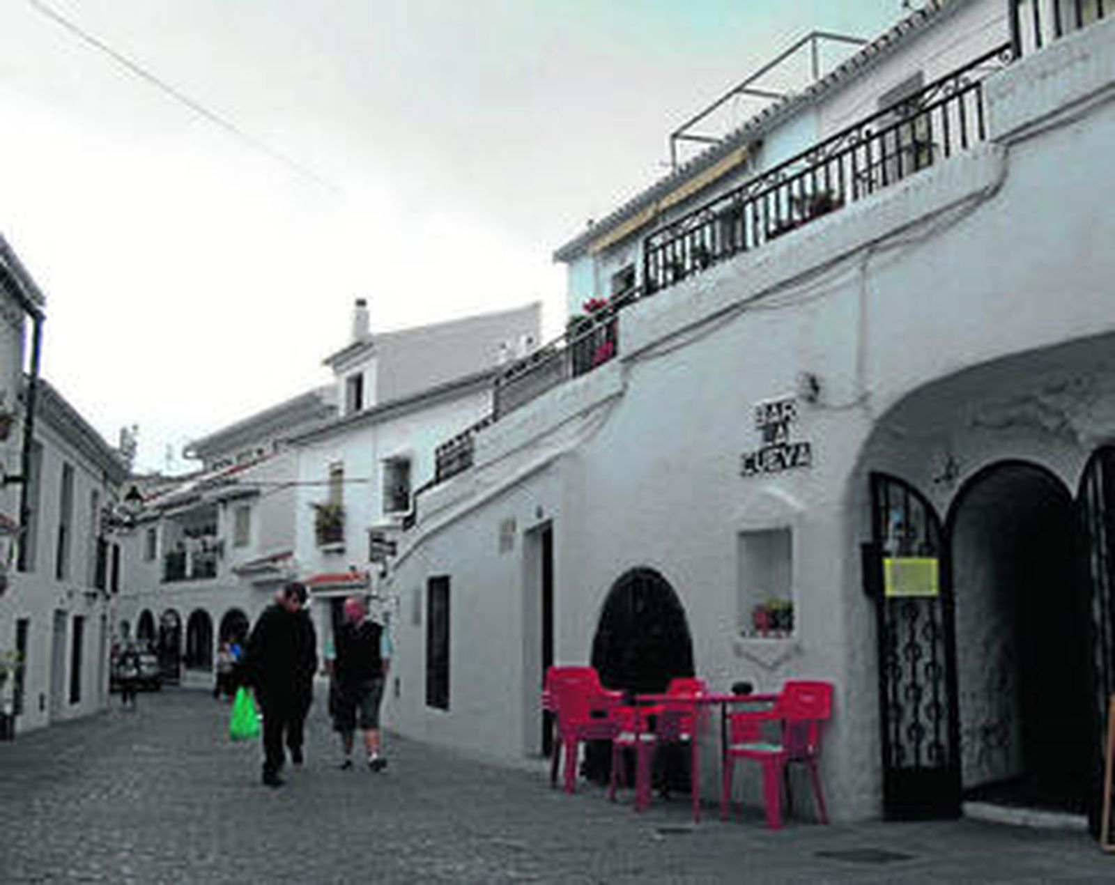 Vista del casco antiguo de Mijas.