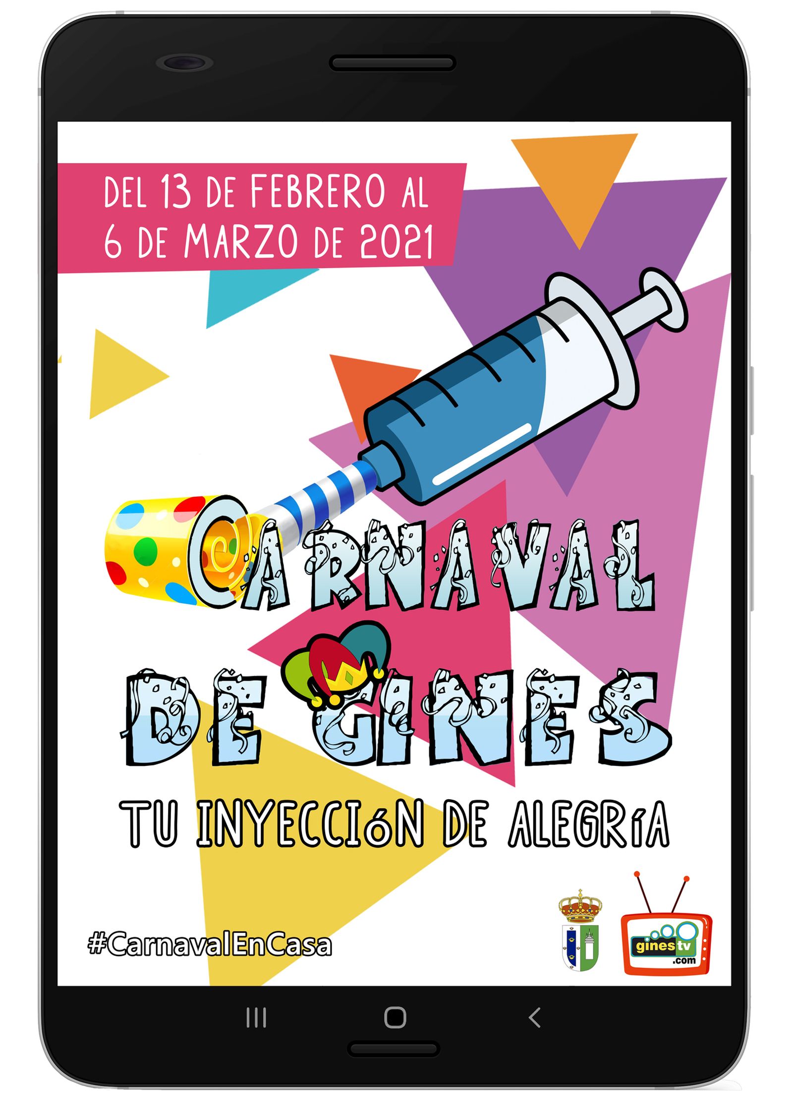 Cartel Carnaval de Gines 2021.
