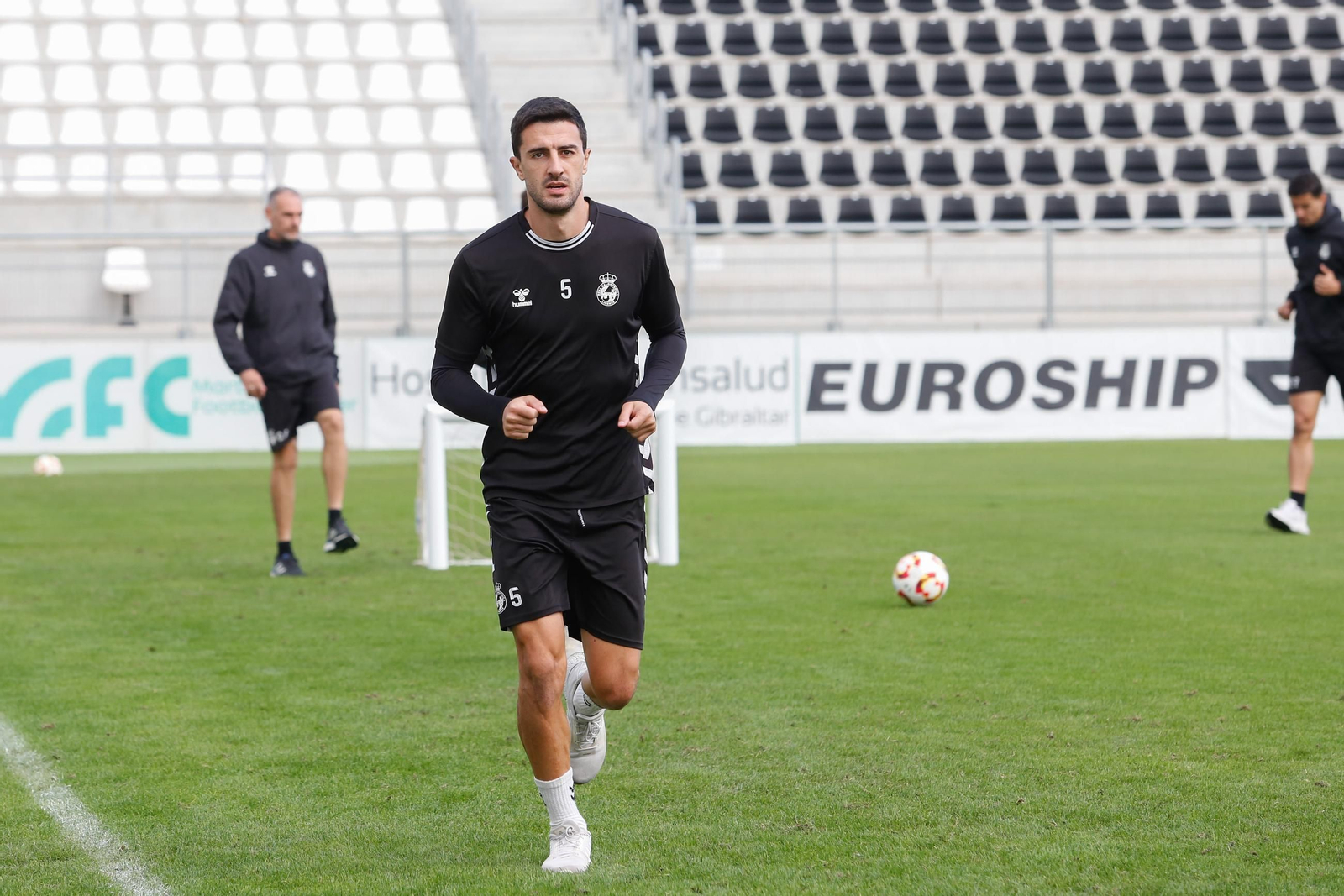 Las fotos del entrenamiento de la Balona previo al partido con el Villanovense