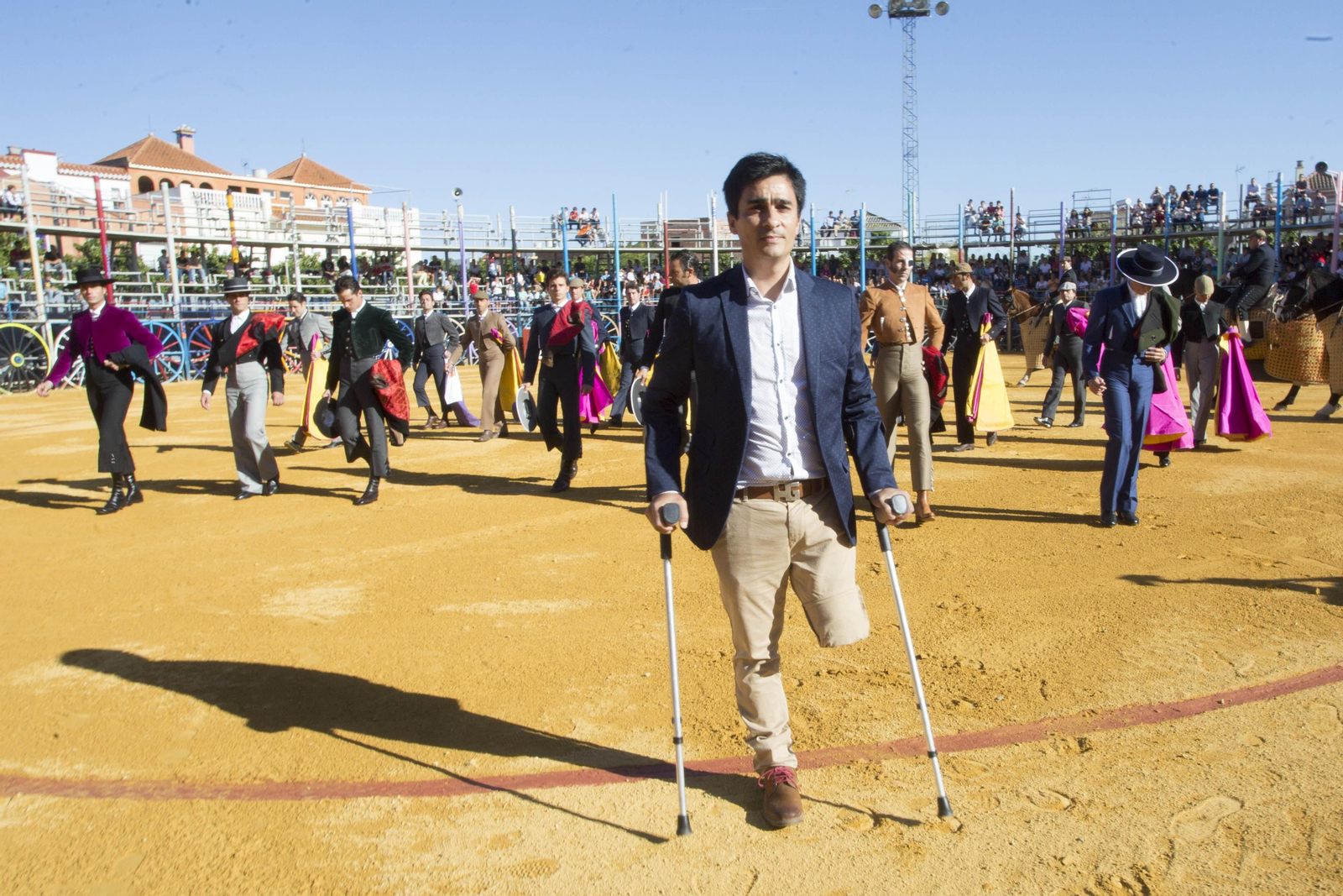 Soto, en su homenaje en La Algaba.