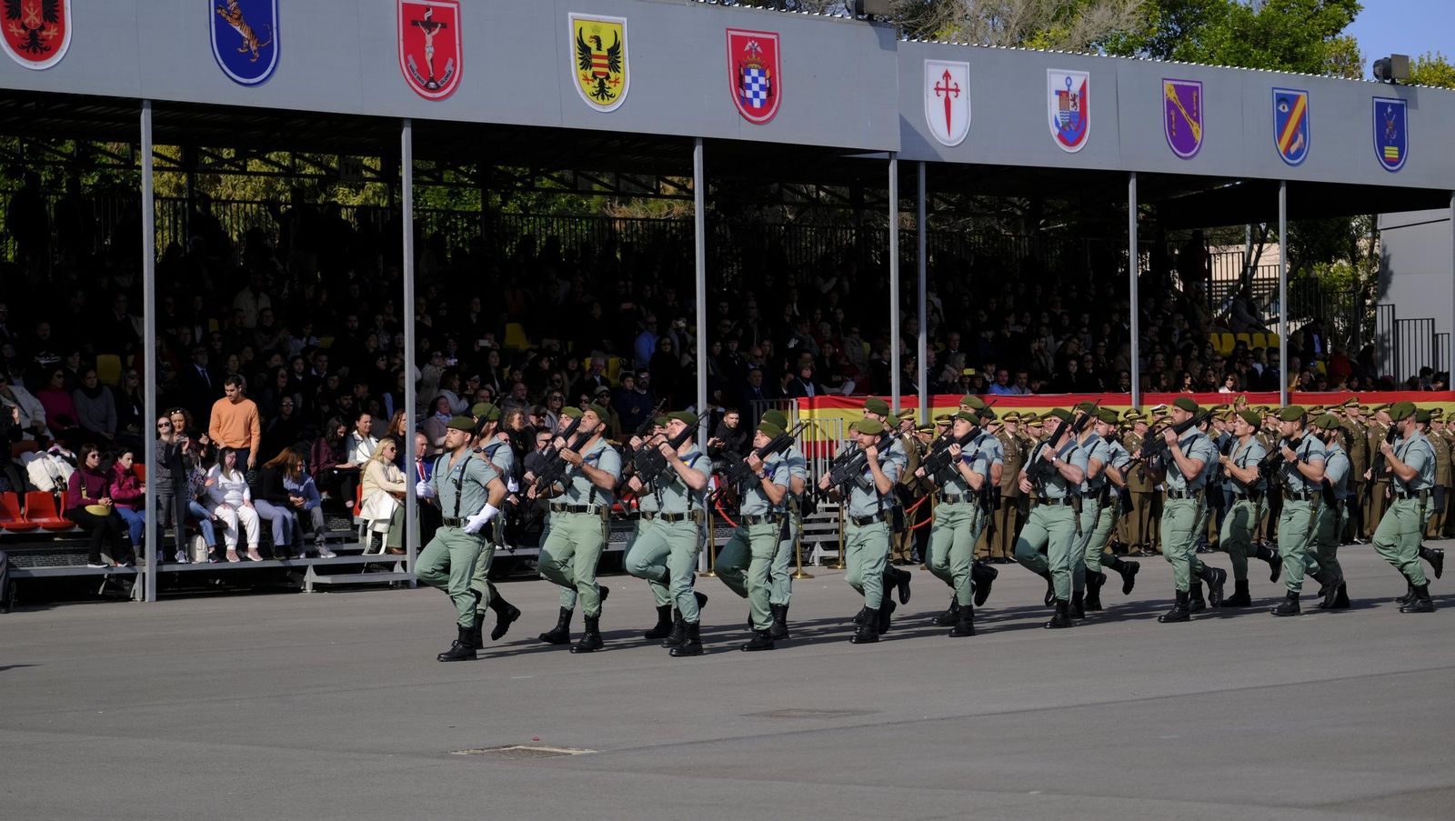 Conmemoración del Combate de Edchera en la Base Álvarez de Sotomayor de La Legión, en imágenes