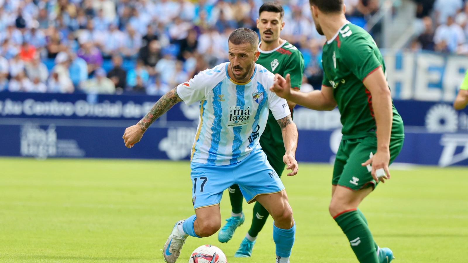 El Málaga CF - Eibar, en fotos