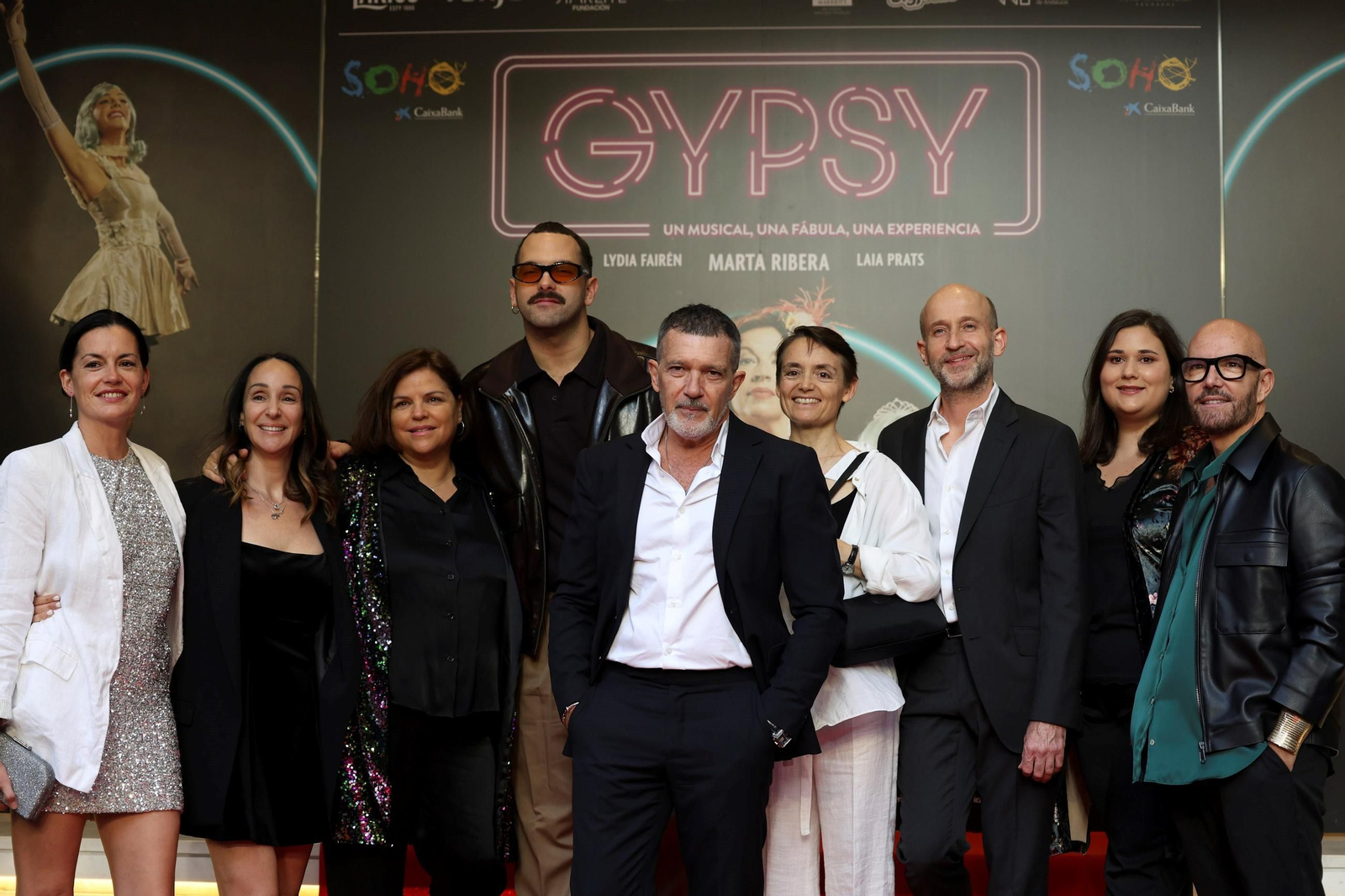 Las fotos de la alfombra roja de 'Gypsy', el nuevo musical de Antonio Banderas en Málaga