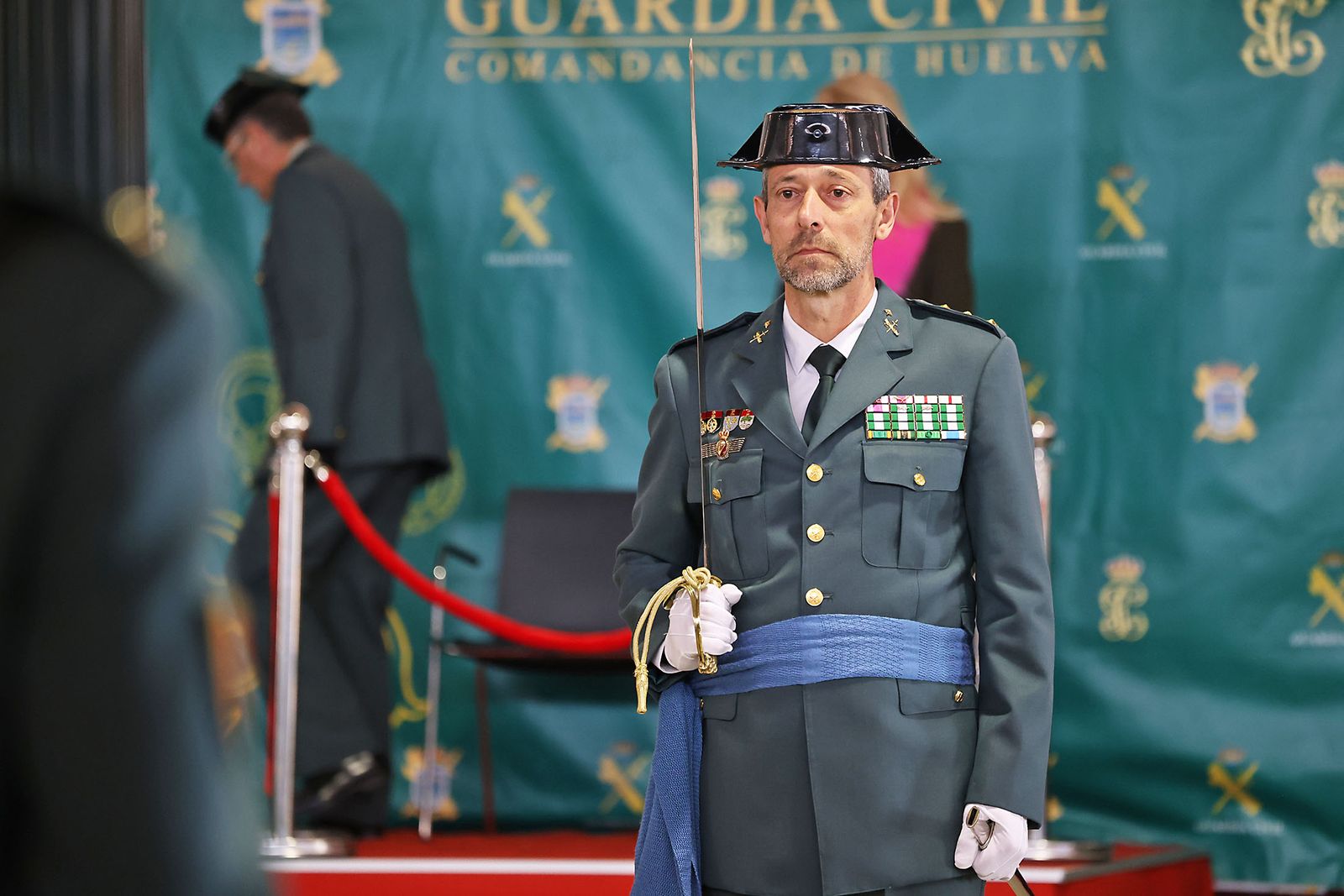 Imágenes de la jura del cargo de Julio Serrano Checa como Jefe de la Comandancia de la Guardia Civil de Huelva