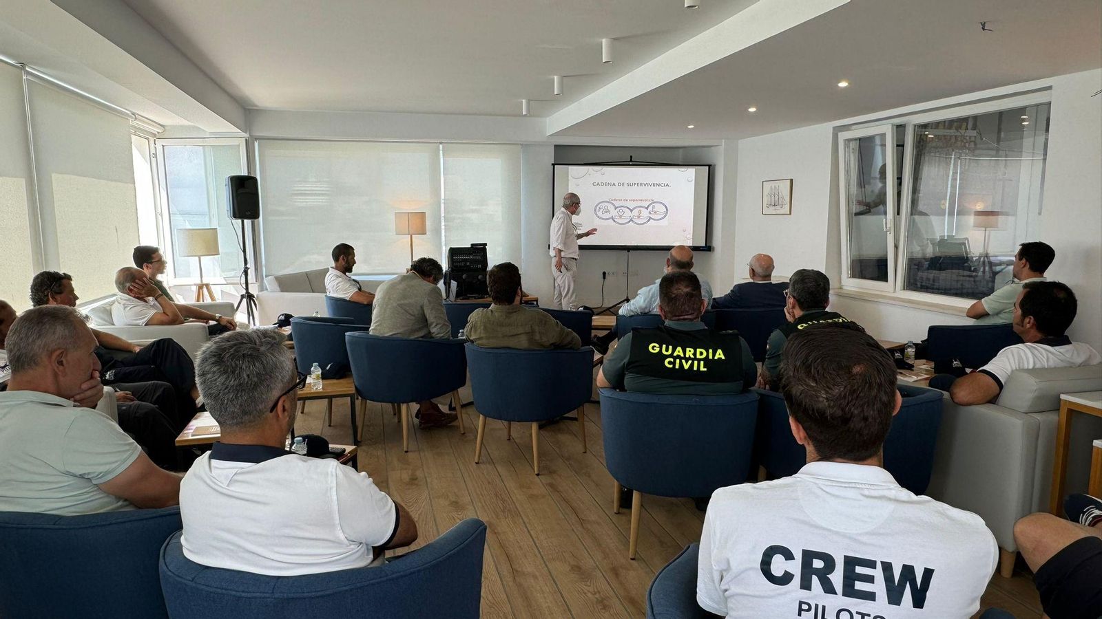 Las jornadas contaron también con una parte teórica