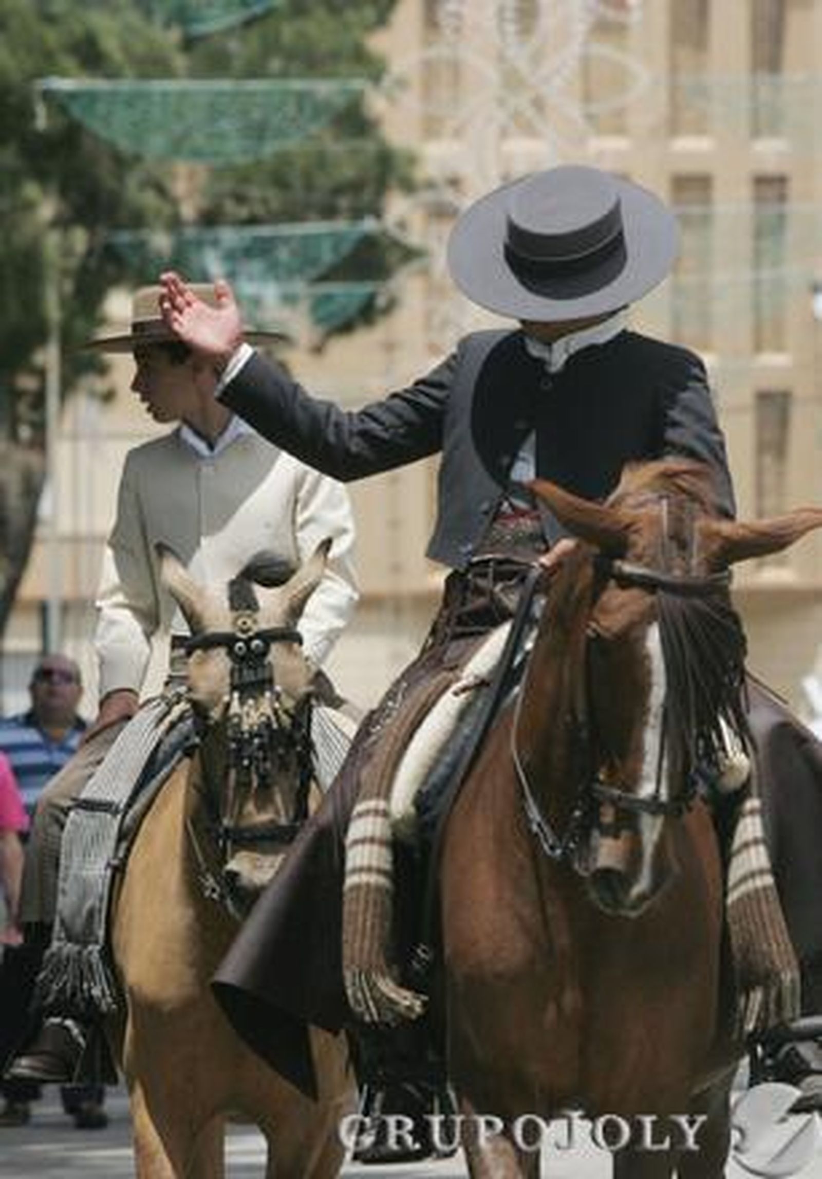 Los caballos y el buen ambiente en la recta final de la feria.

Foto: J.M. Quinones