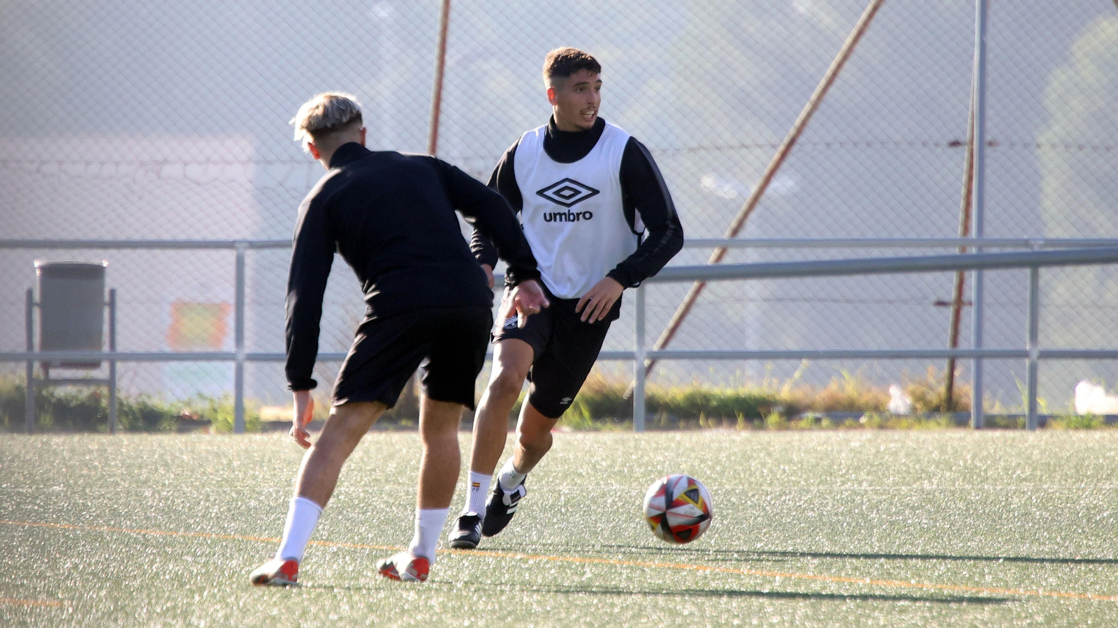 Primer entrenamiento del Xerez DFC en Picadueñas
