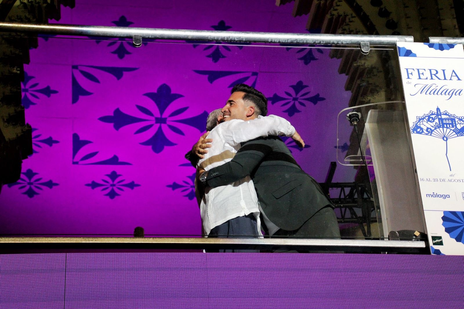 El pregón de Javier Castillo en la Feria de Málaga, en imágenes