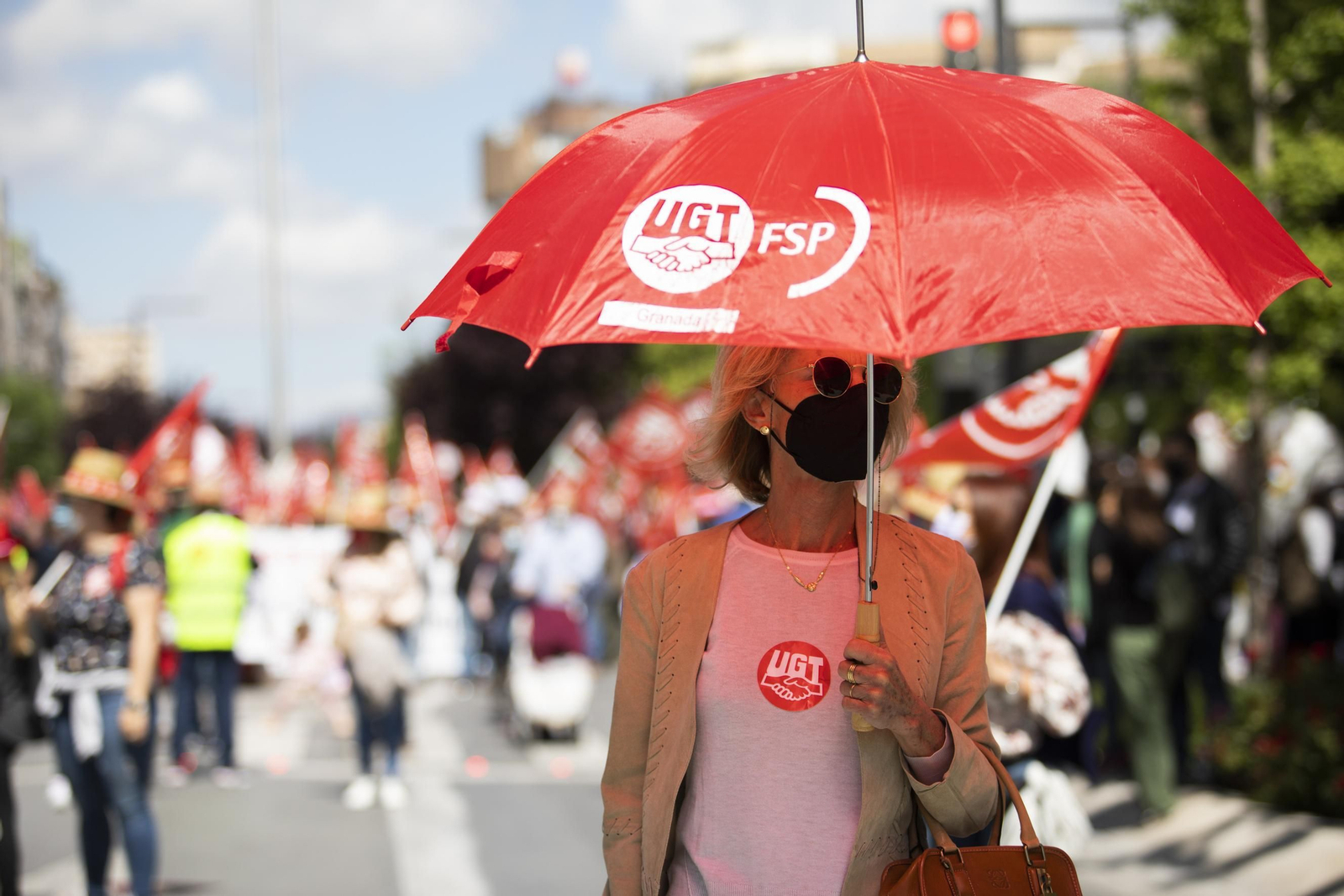Fotos: Manifestación del 1º de Mayo en Granada