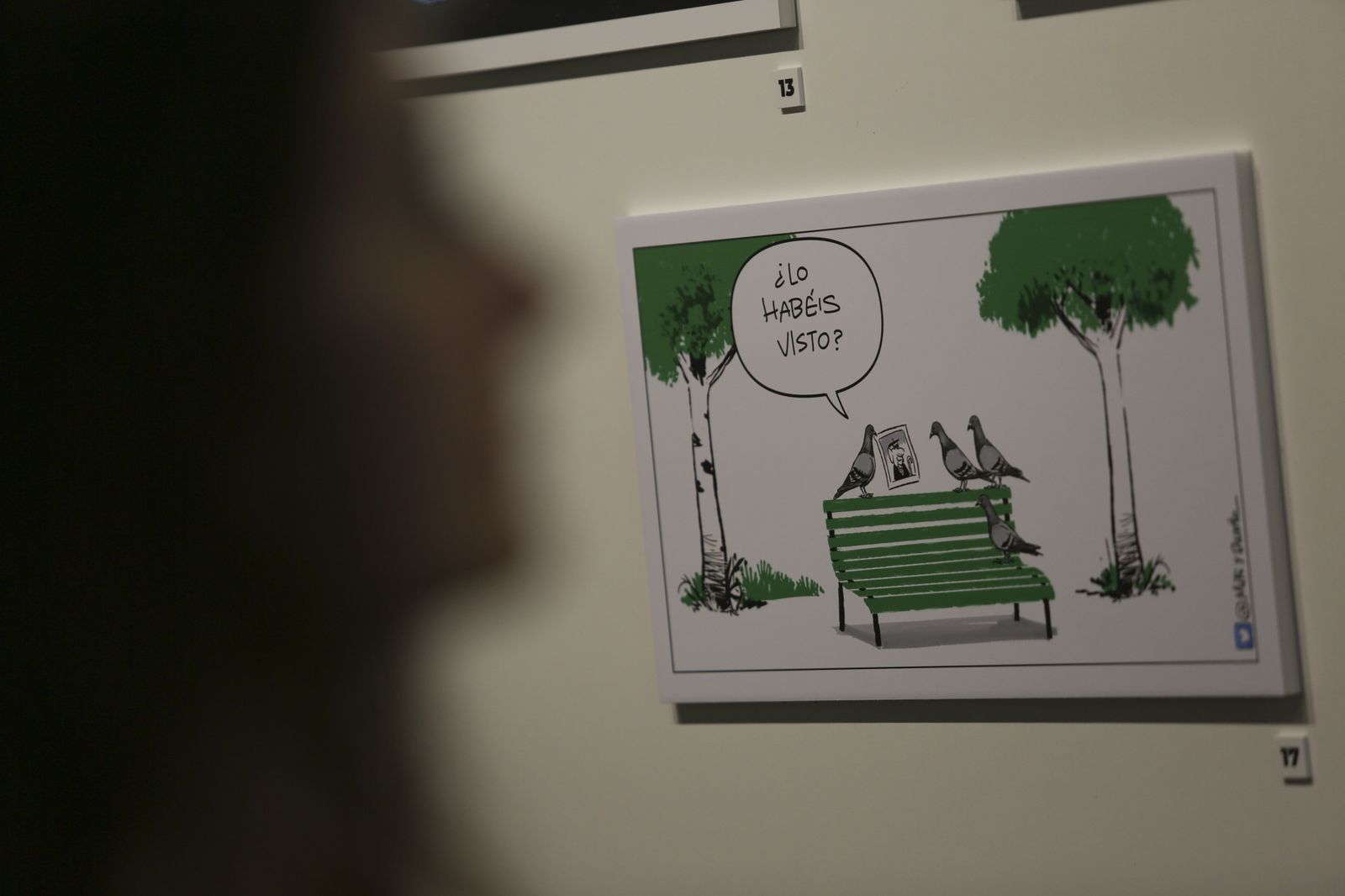 Exposición de viñetas de Miki y Duarte (fotos)