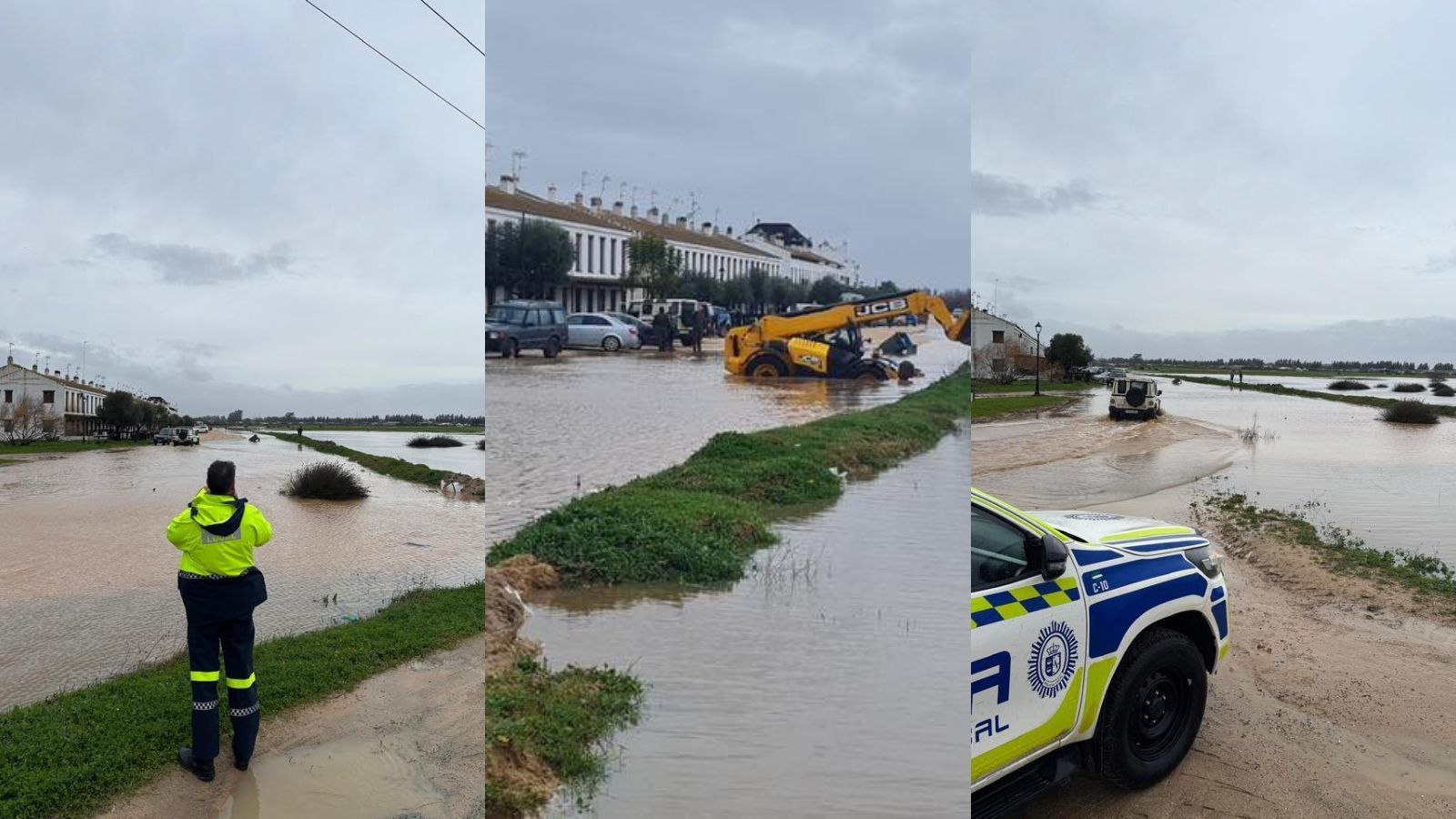 Inundaciones en El Rocío.