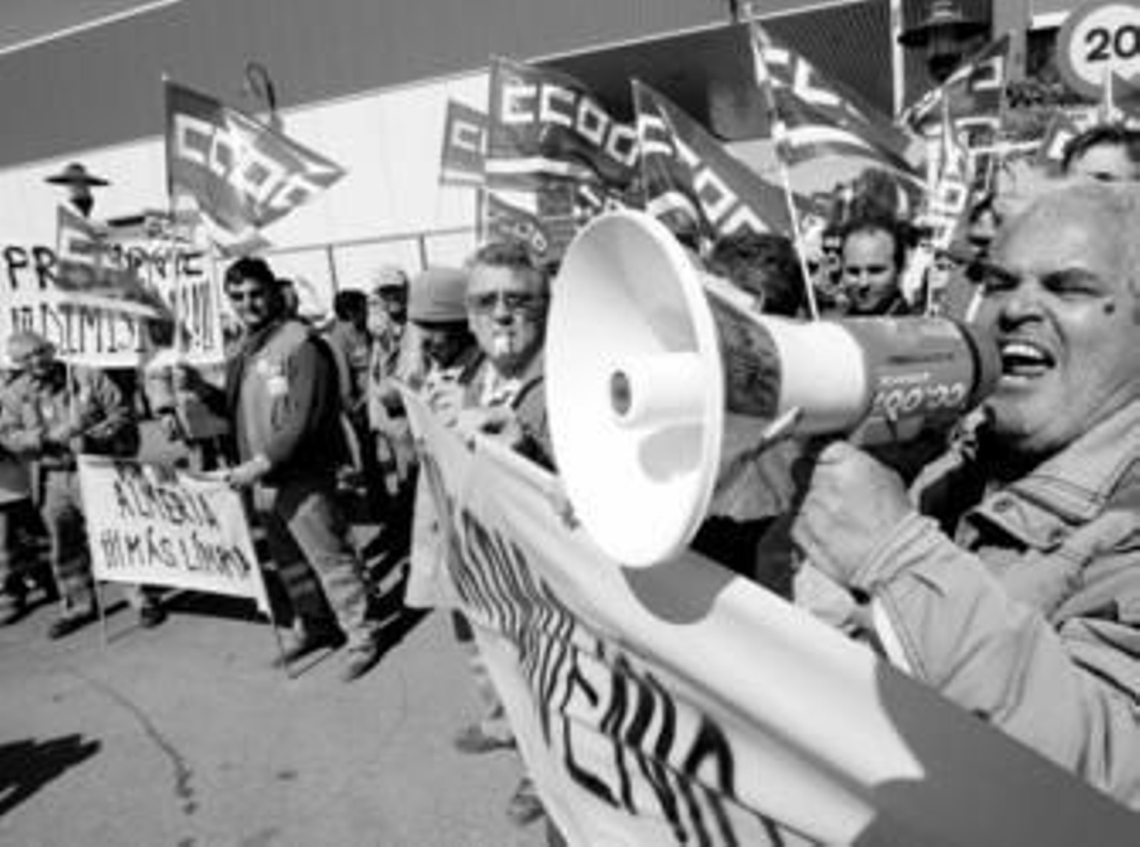 Última movilización protagonizada por los trabajadores vinculados al sindicato Comisiones Obreras.