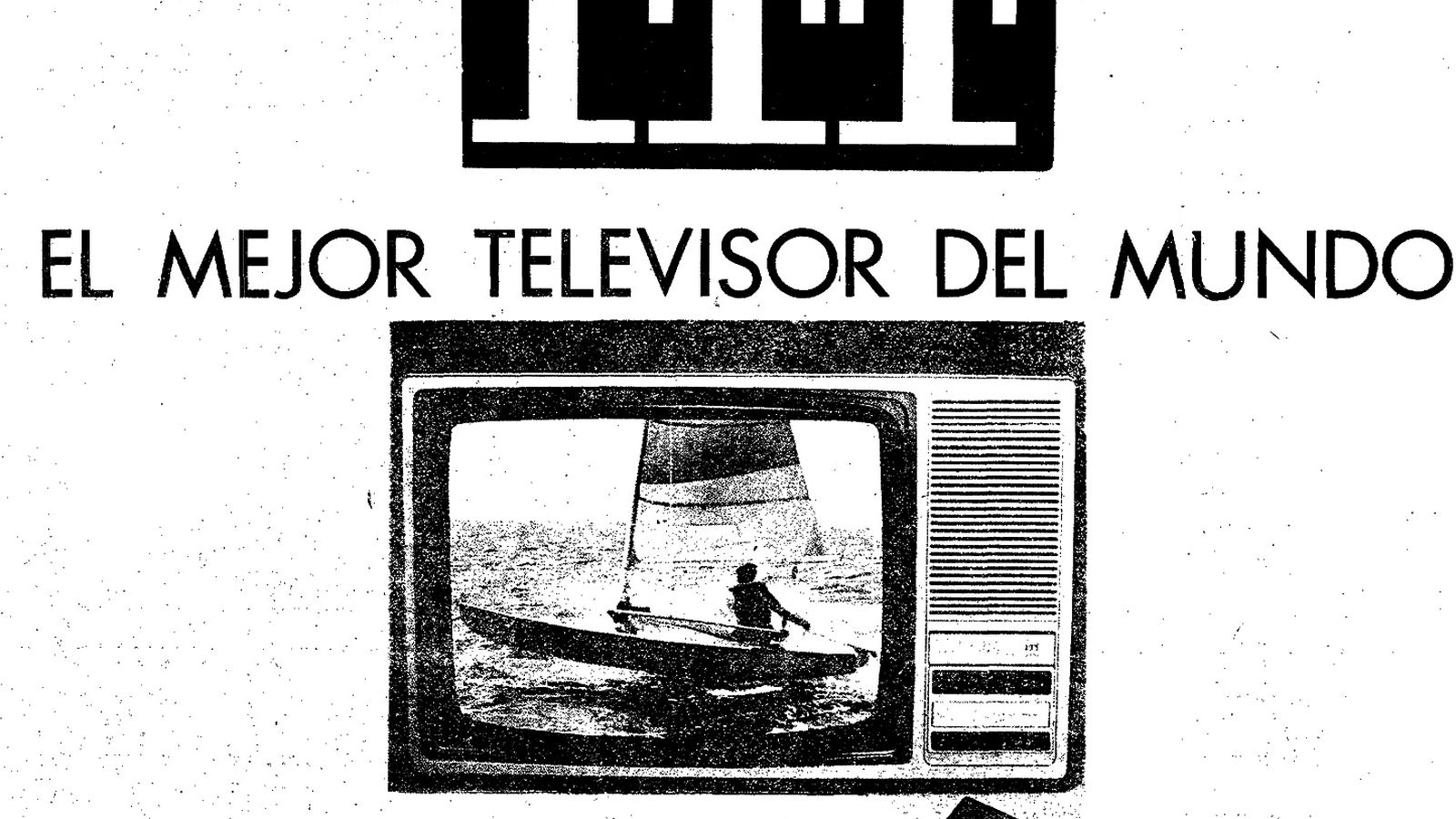 Anuncio de Televisor ITT, con mando a distancia, de finales de los 70