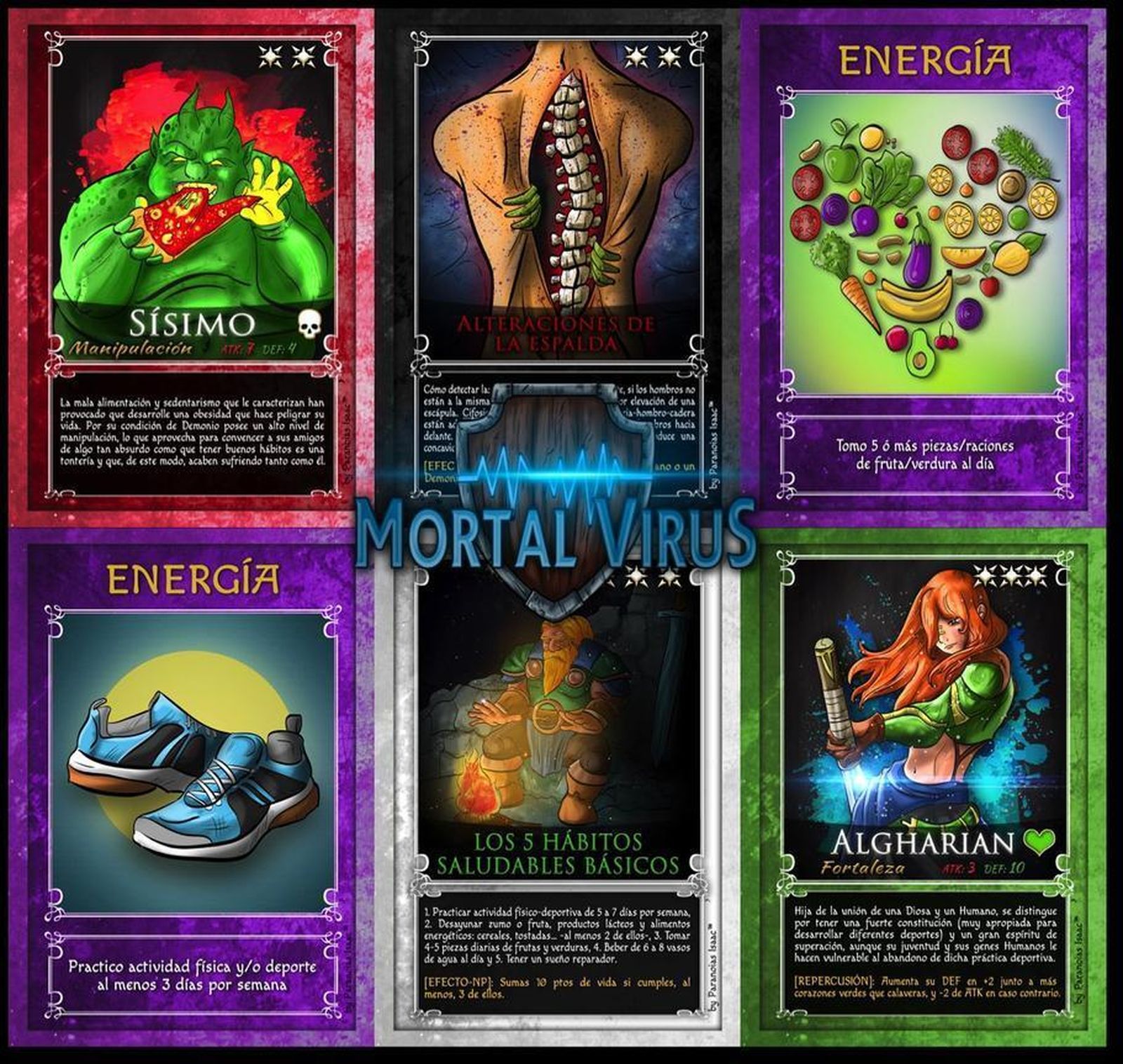 Jóvenes echando una partida al Mortal Virus.