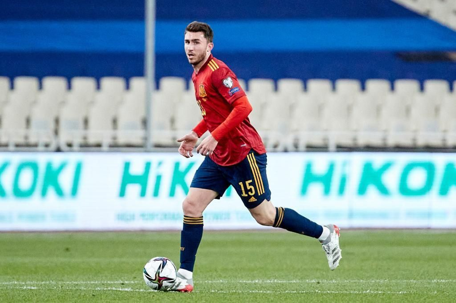 Las imágenes del Grecia-España de clasificación para el Mundial de Catar 2022