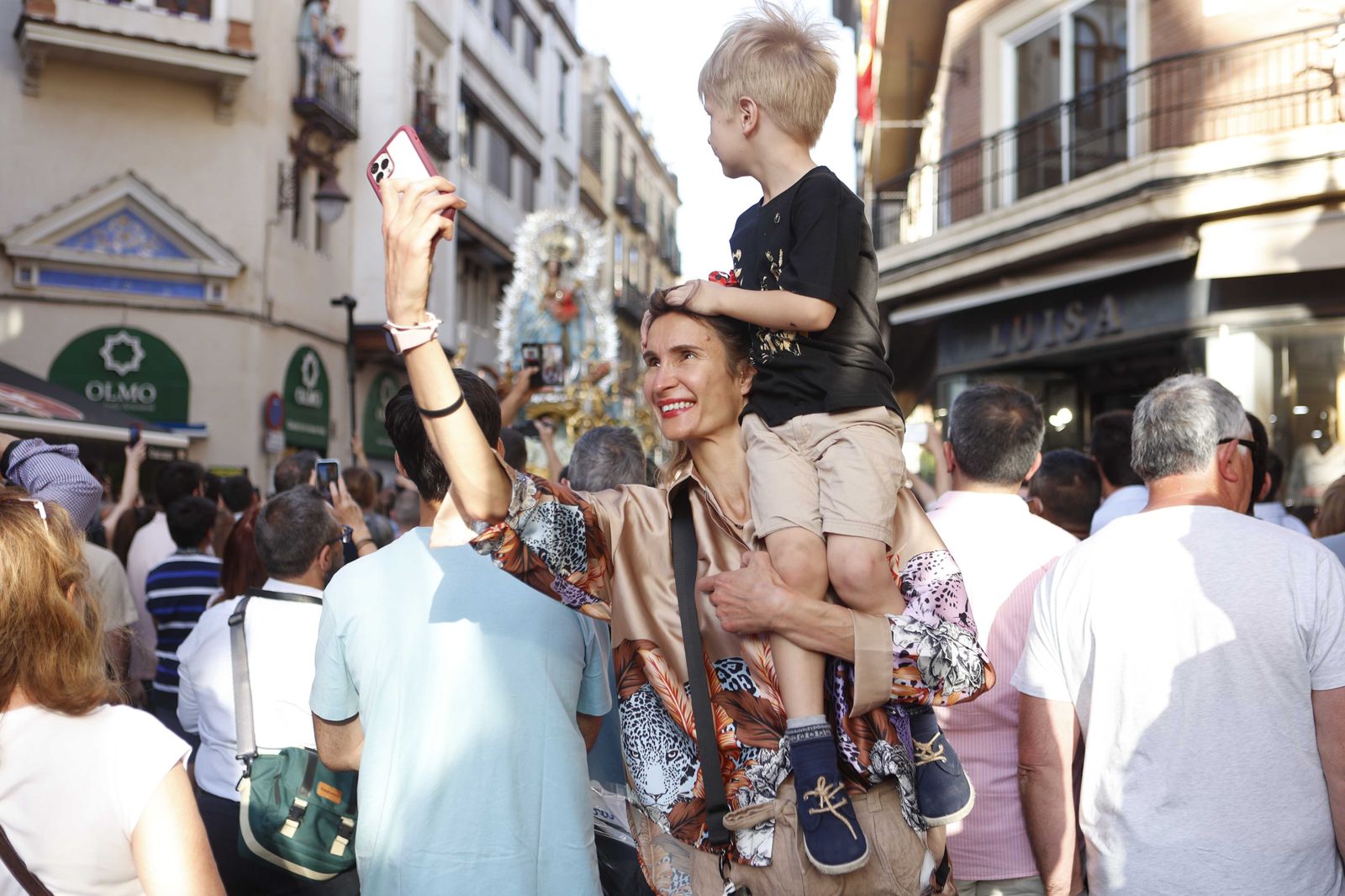 Imágenes de la procesión de la Virgen de la Salud