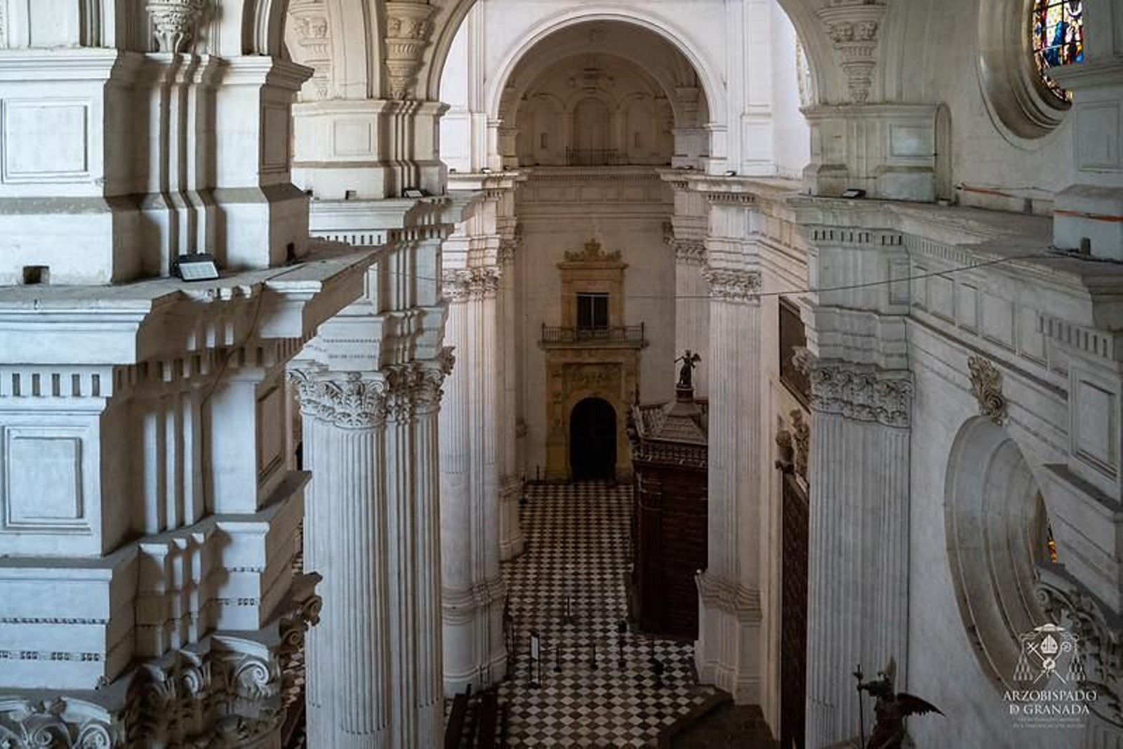 Las imágenes de Granada y la Catedral desde su torre, en plena restauración