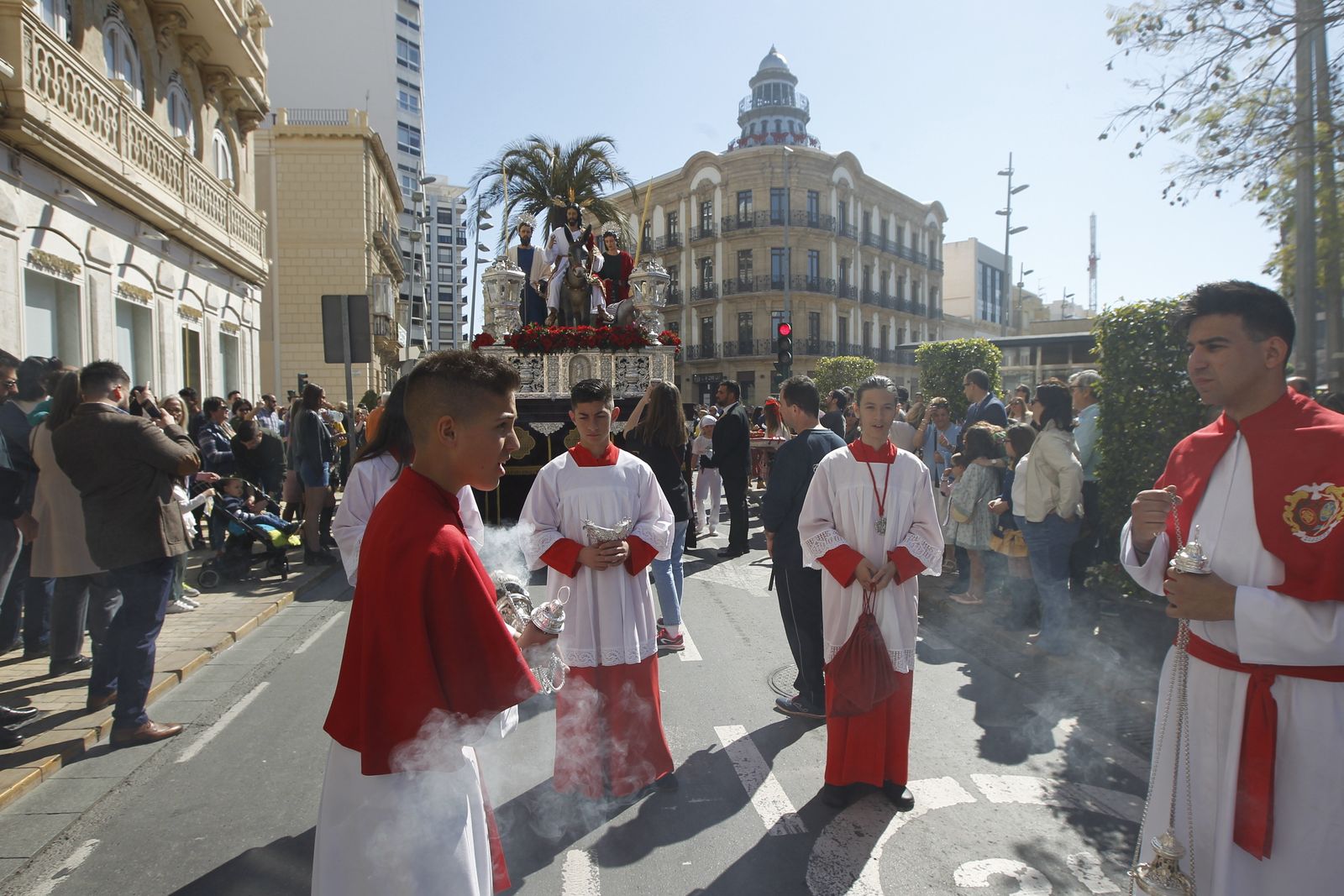 Imágenes Procesión de la Borriquita de Almería capital. Semana Santa 2019