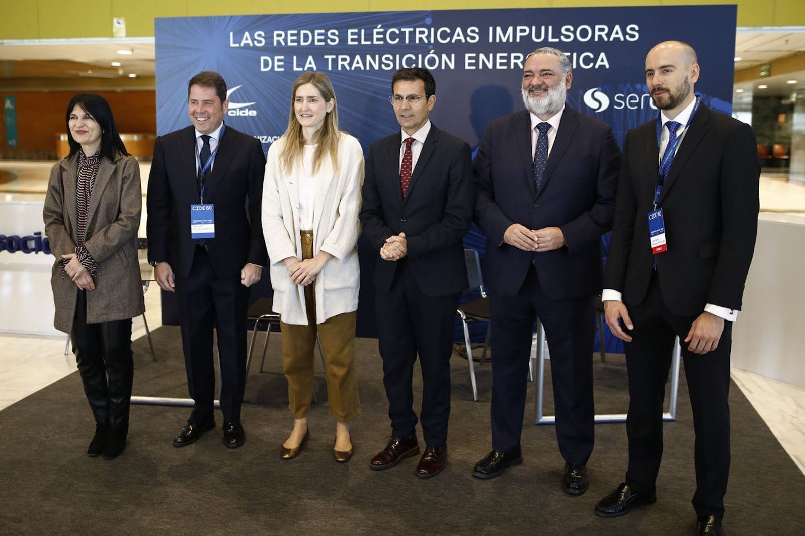 Representantes institucionales durante la inauguración del congreso de CIDE en Granada.