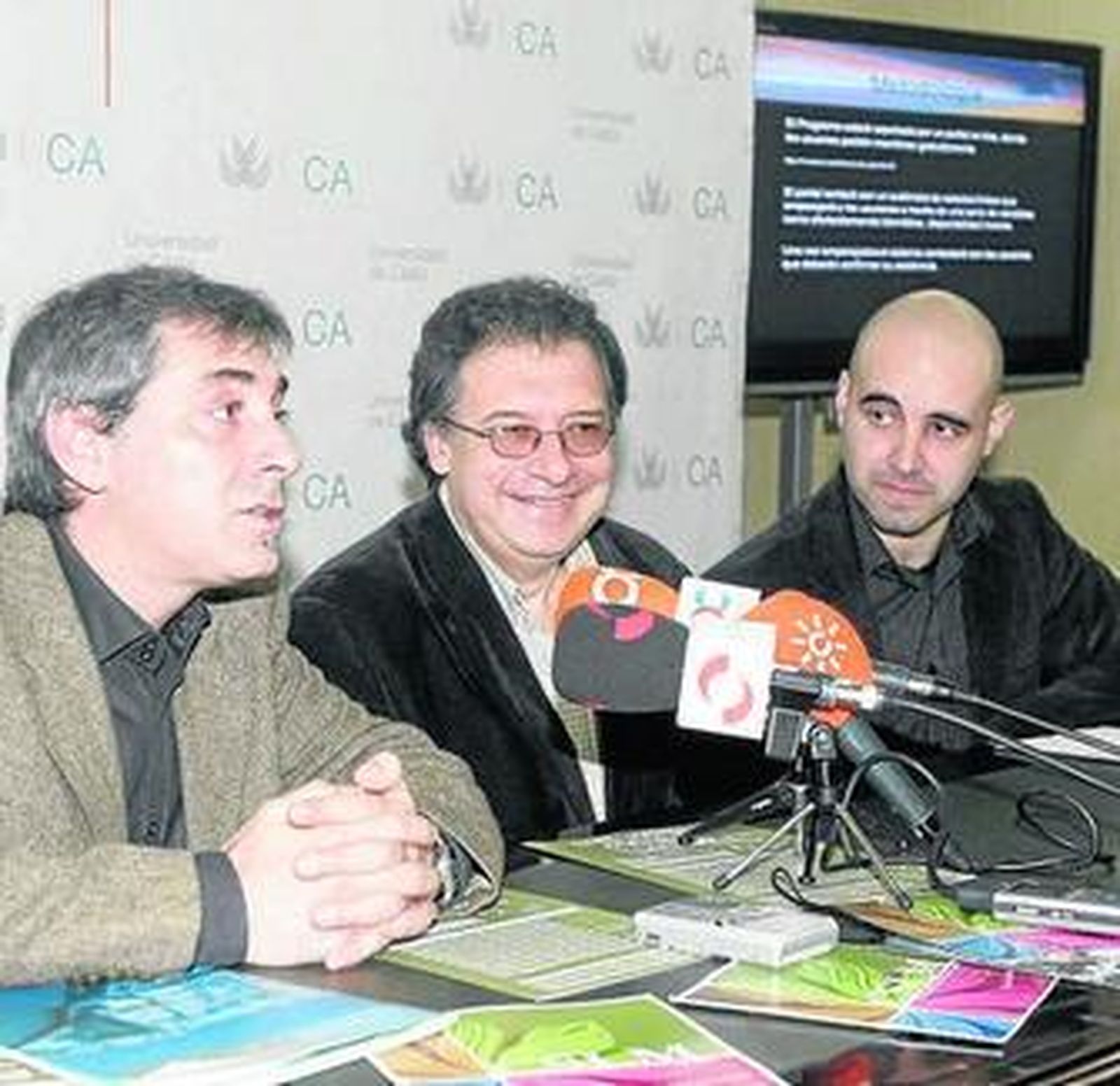 Francisco Zayas, David Almorza y José Fernando Piñeiro.